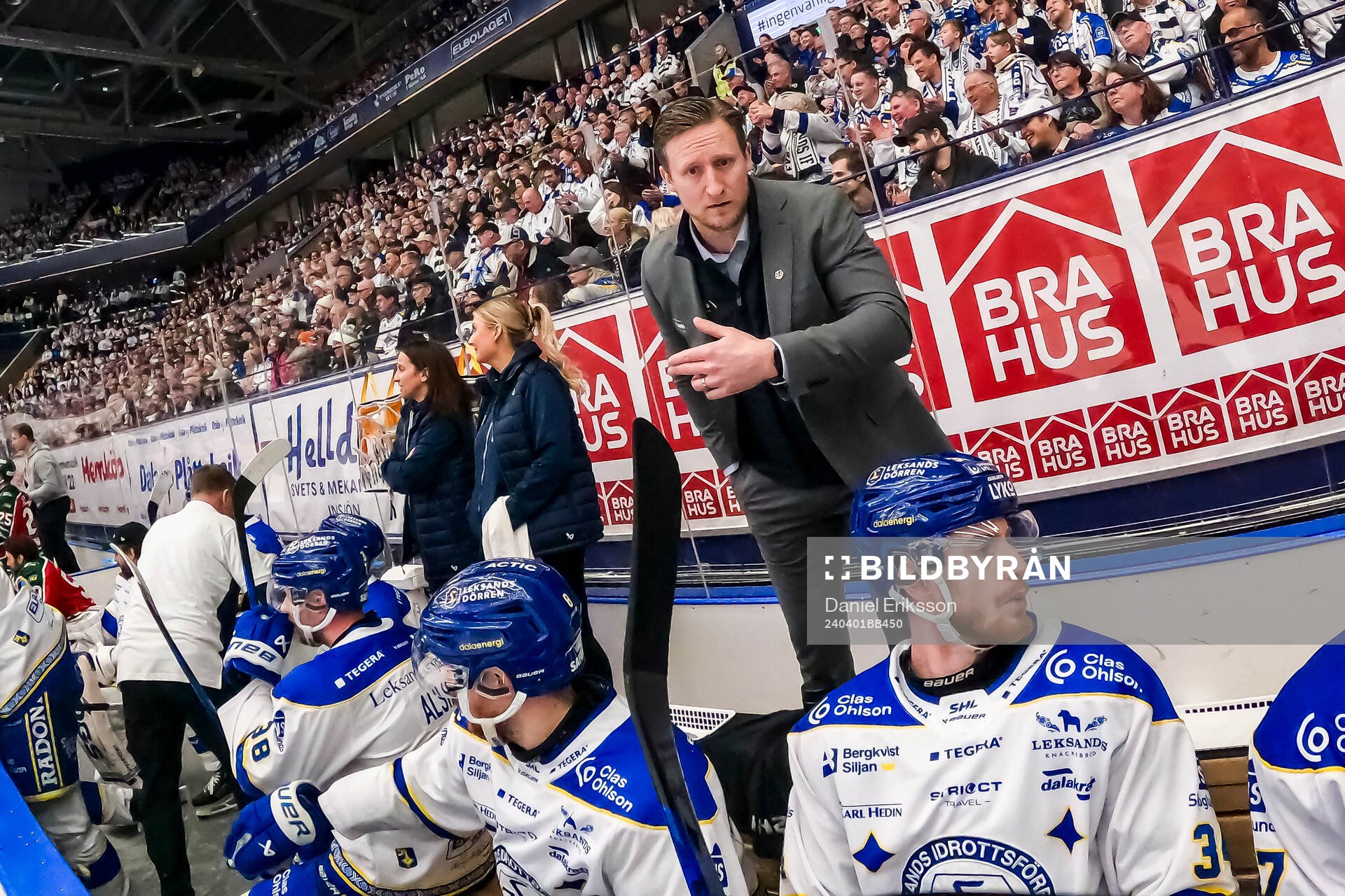 Leksands assisterande tränare David Printz
