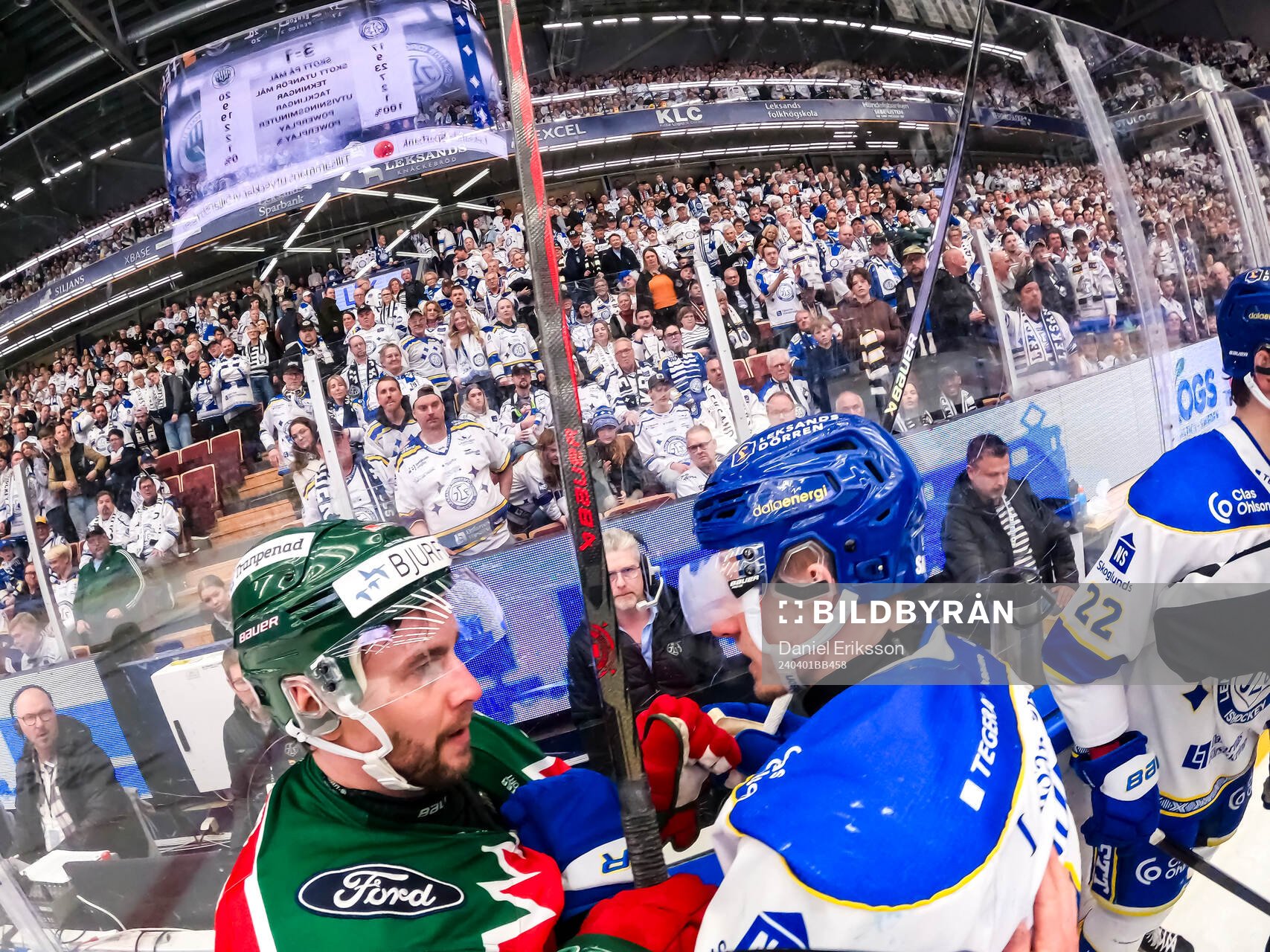 Frölundas Mikael Ruohomaa och Leksands Patrik Norén
