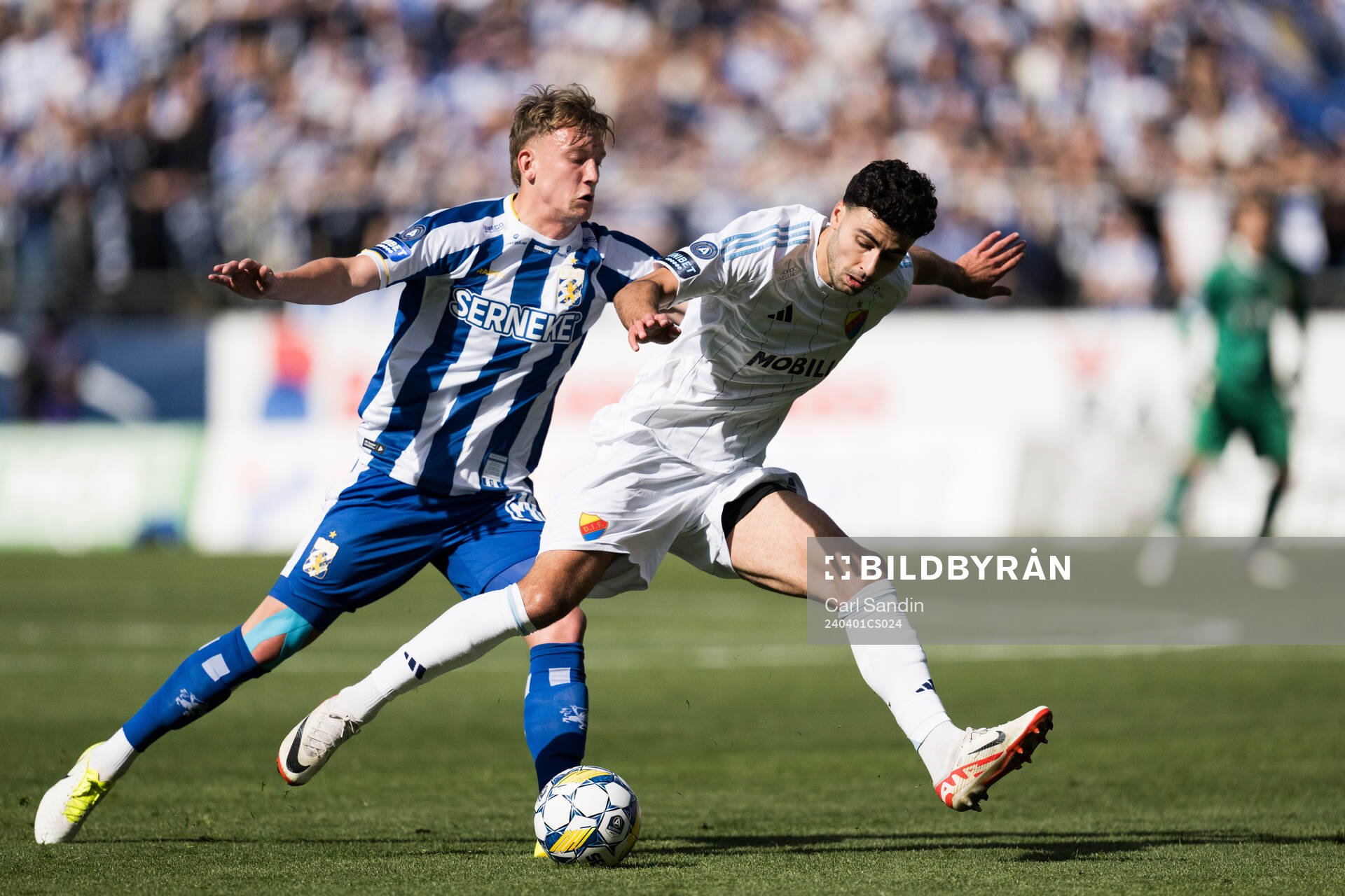 IFK Göteborgs Sebastian Hausner och Djurgårdens Deniz