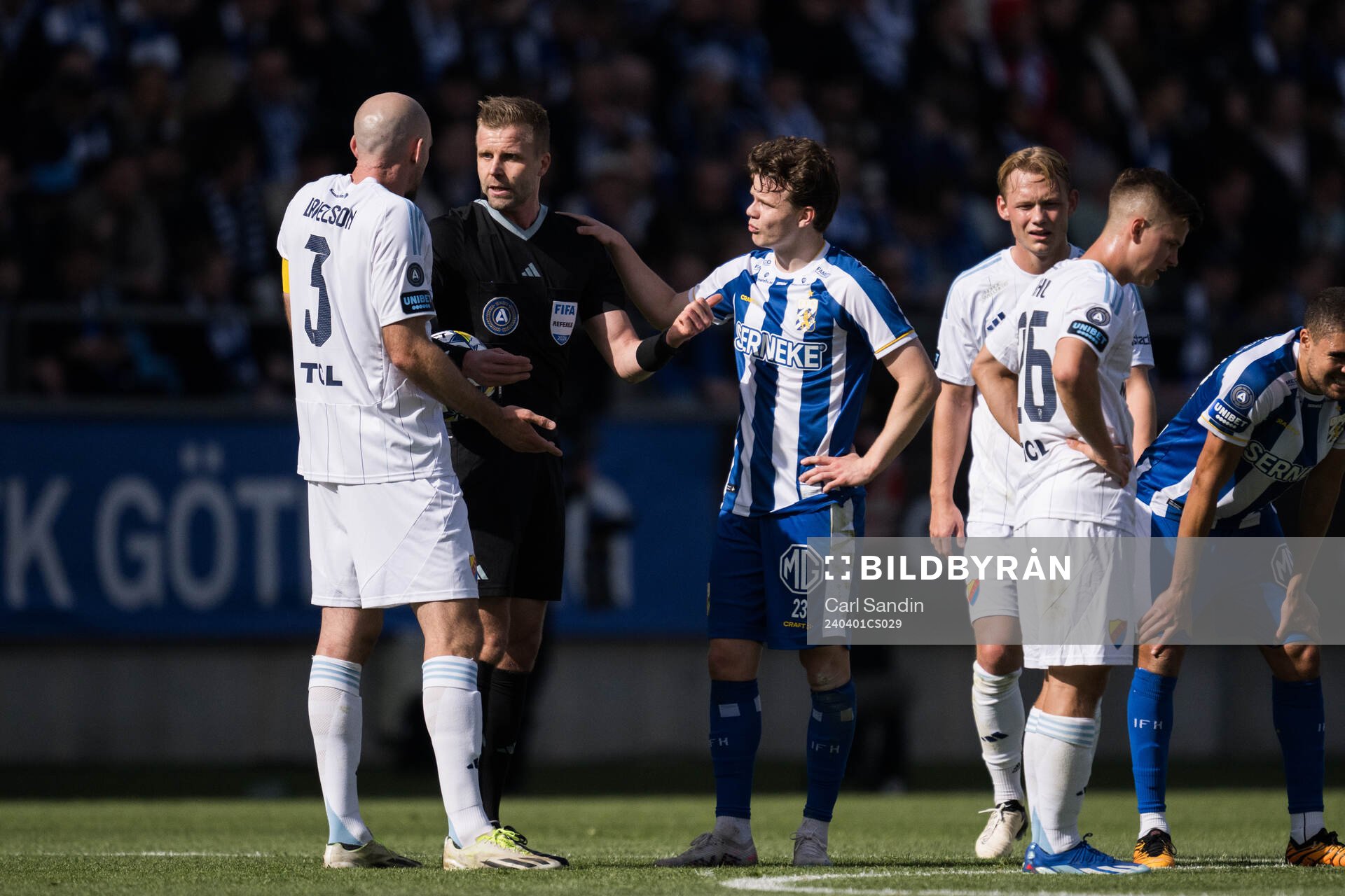 Djurgårdens Marcus Danielson och IFK Göteborgs Kolbeinn