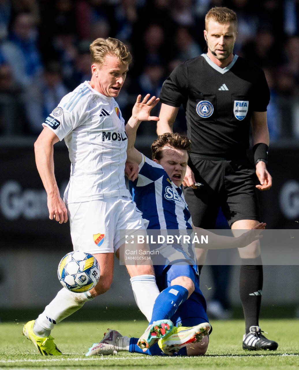 Djurgårdens Rasmus Schuller och IFK Göteborgs Kolbeinn