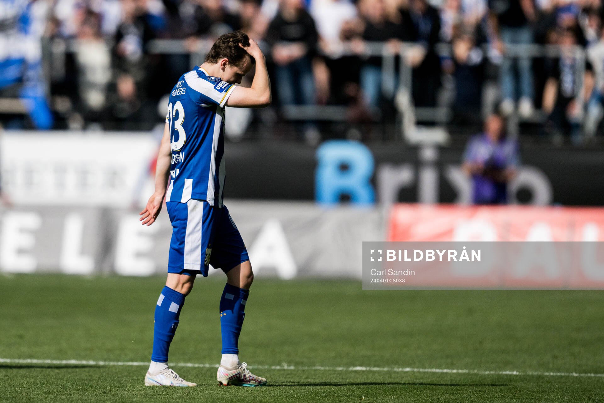 IFK Göteborgs Kolbeinn Thordarson lämnar planen