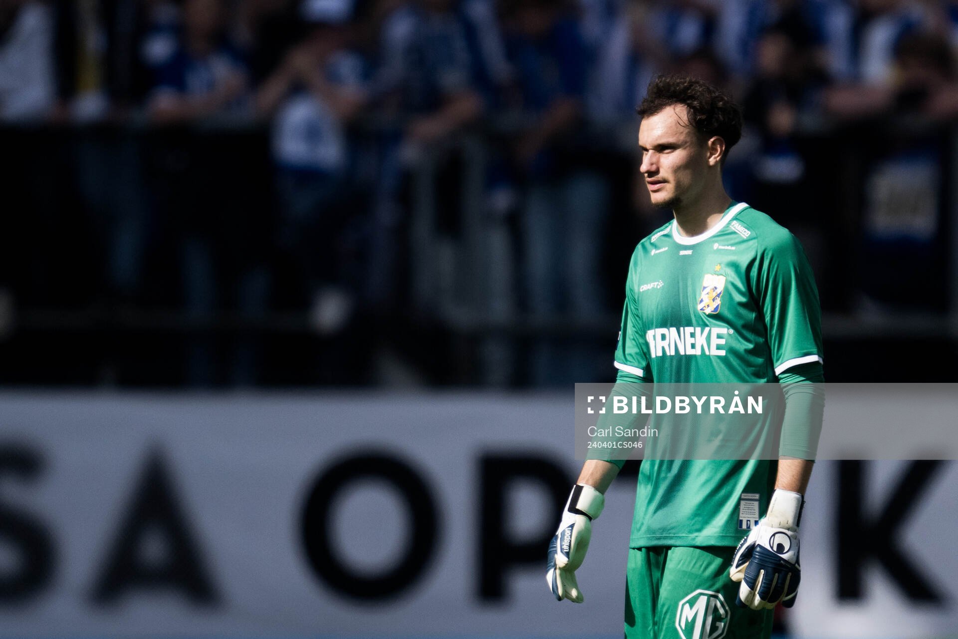 IFK Göteborgs målvakt Elis Bishesari