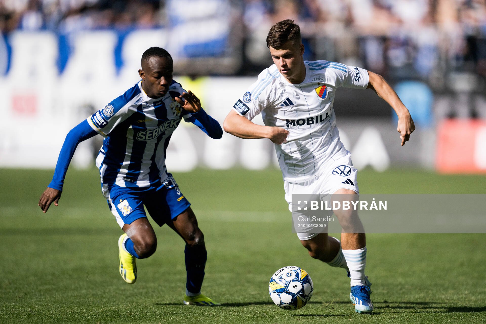 IFK Göteborgs Malick Junior Yalcouye och Djurgårdens
