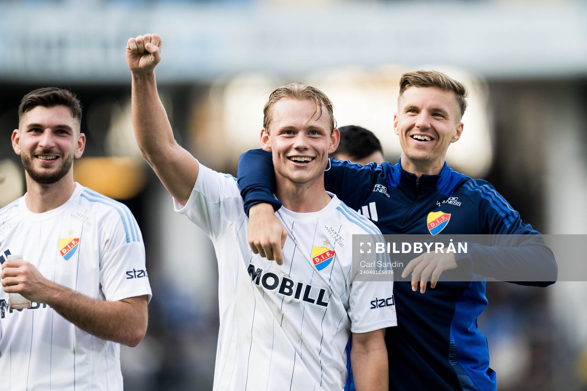 Djurgårdens Tobias Gulliksen jublar