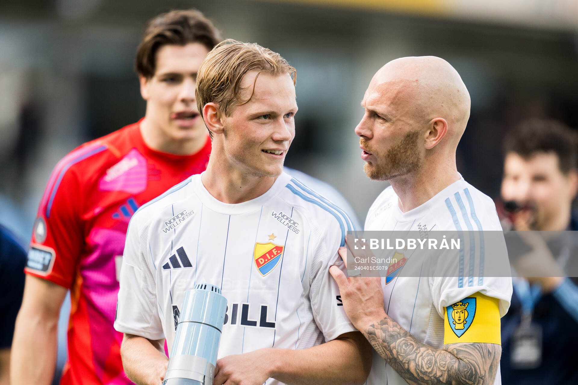 Djurgårdens Tobias Gulliksen och Magnus Eriksson