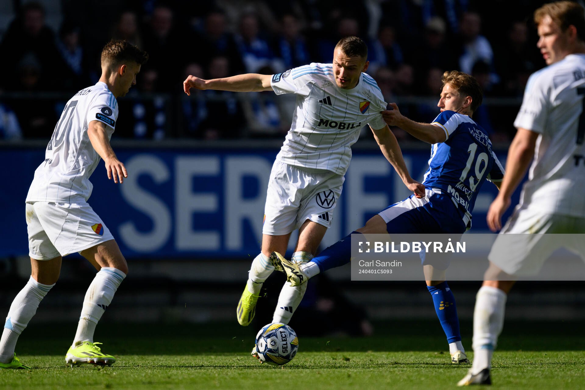 Djurgårdens Piotr Johansson och IFK Göteborgs Arbnor