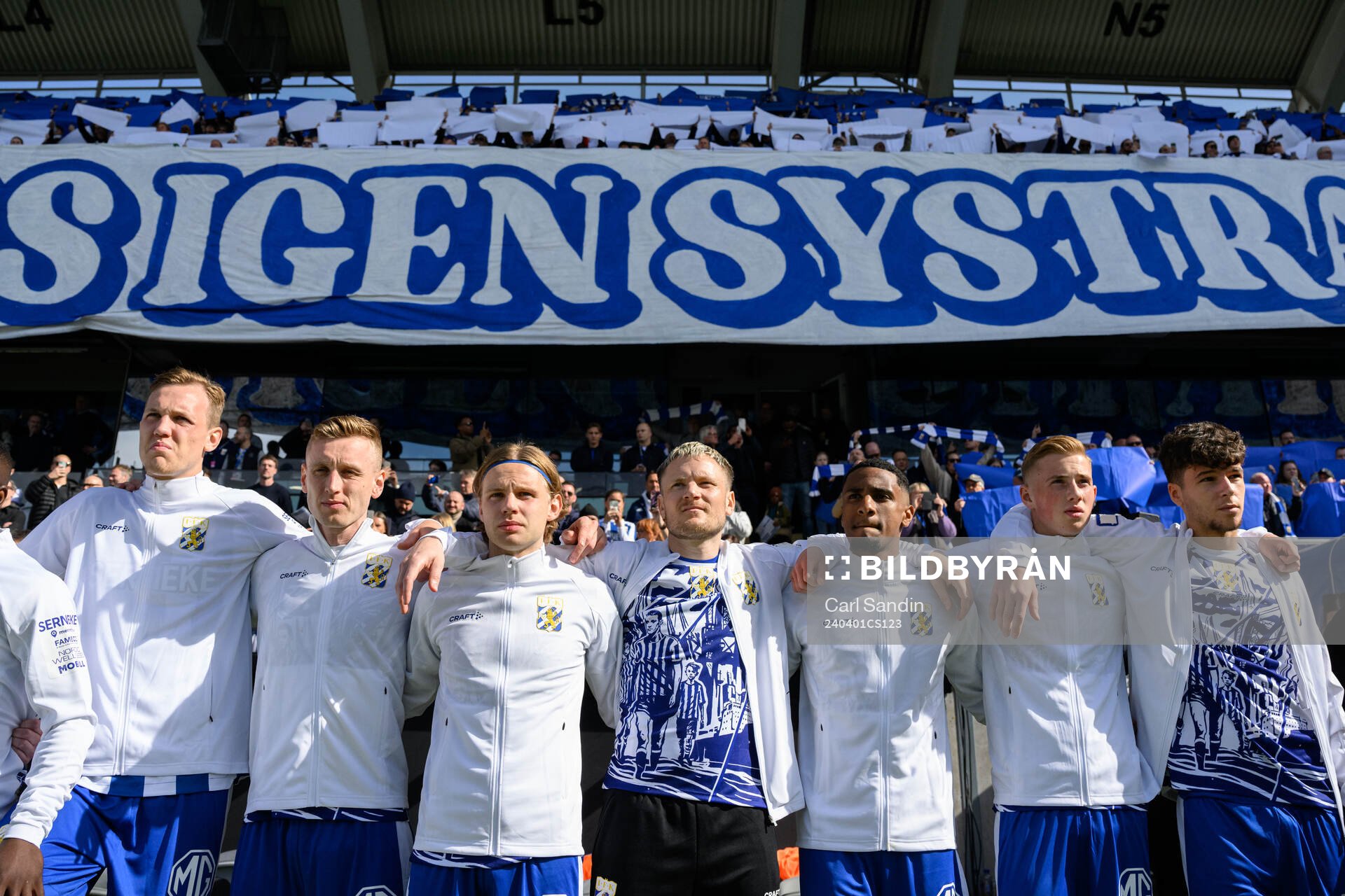 IFK Göteborgs Adam Carlén, Sebastian Ohlsson, Oscar