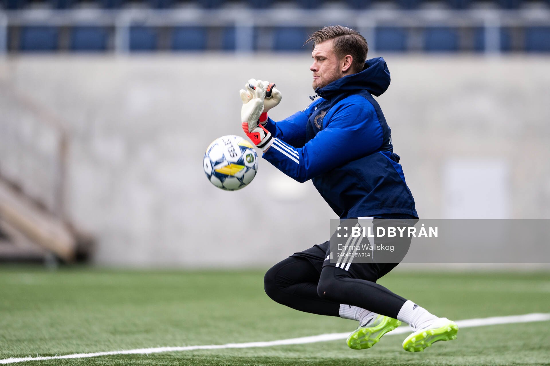 Gefles målvakt Oscar Jonsson