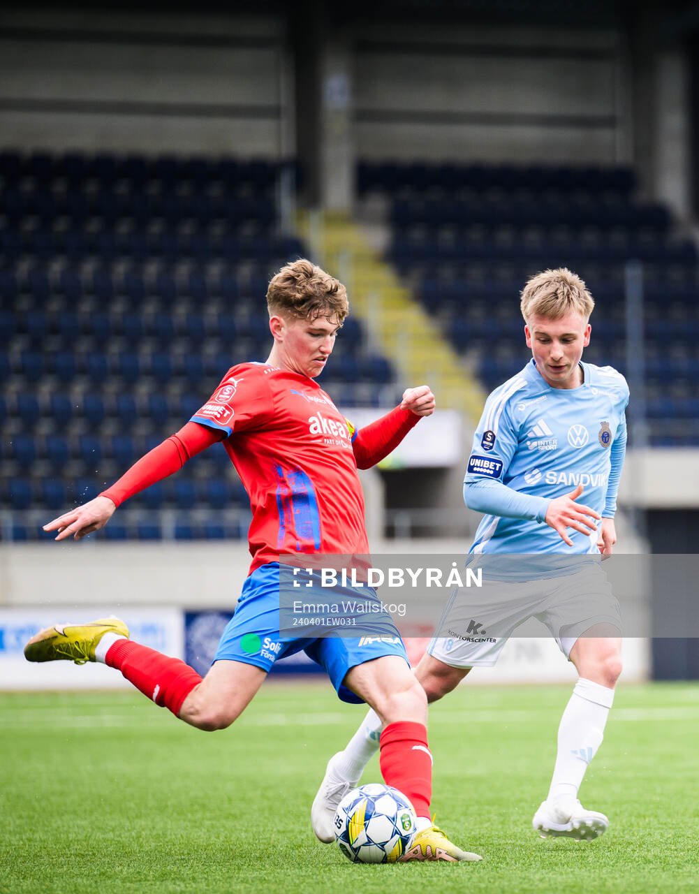 Helsingborgs Benjamin Örn och Gefles Constantino Capotondi
