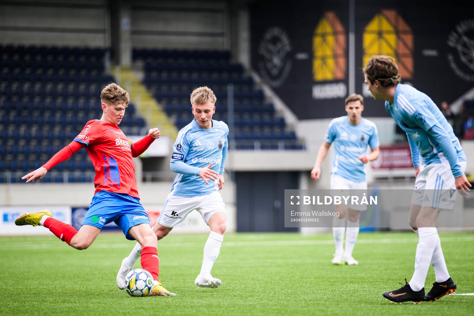 Helsingborgs Benjamin Örn och Gefles Constantino Capotondi