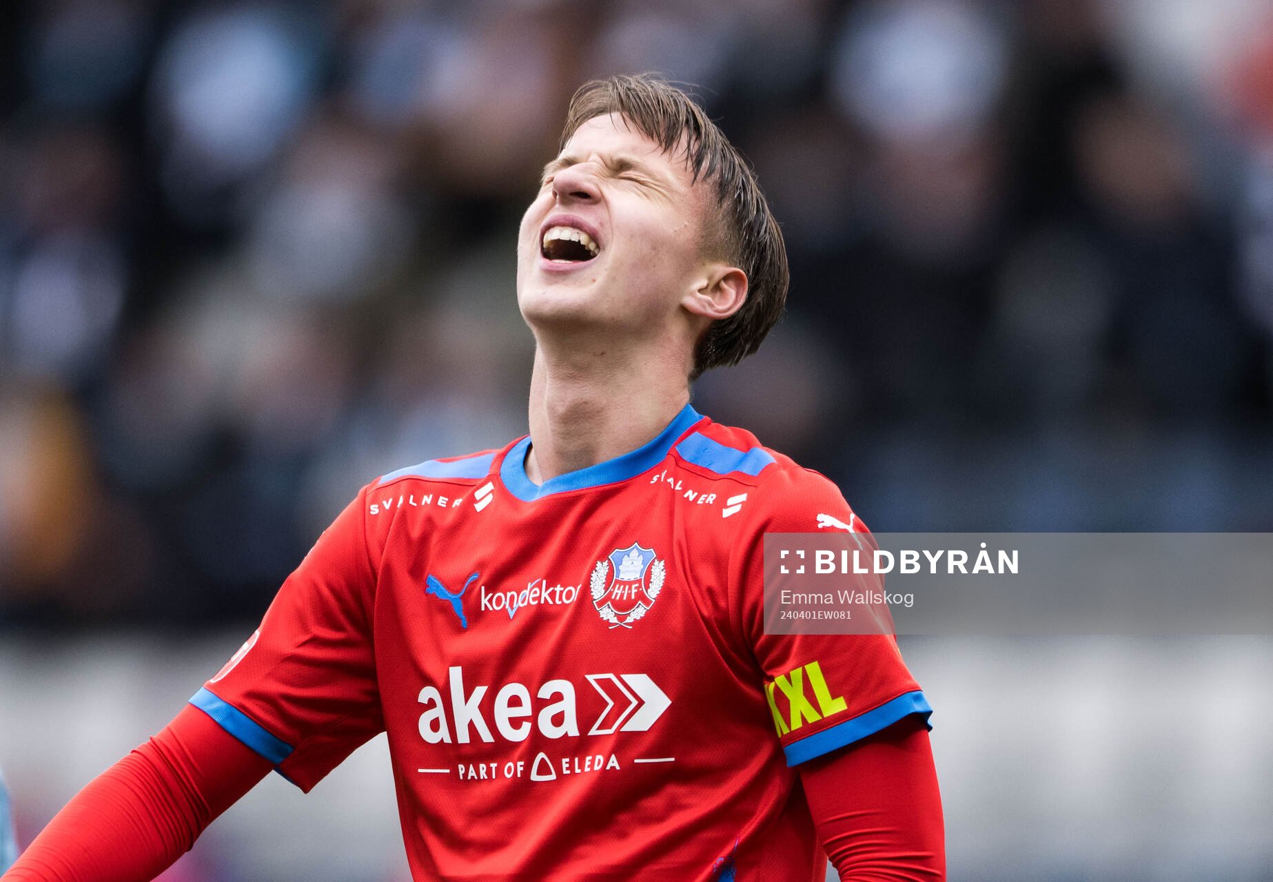 Helsingborgs Lukas Kjellnäs deppar