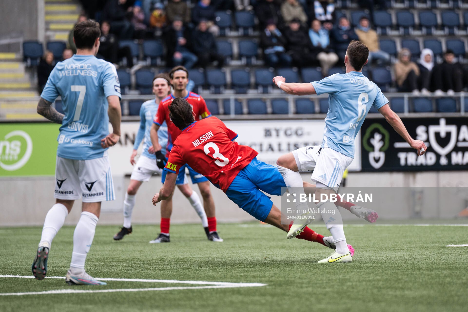 Helsingborgs Wilhelm Nilsson och Gefles Lukas Browning