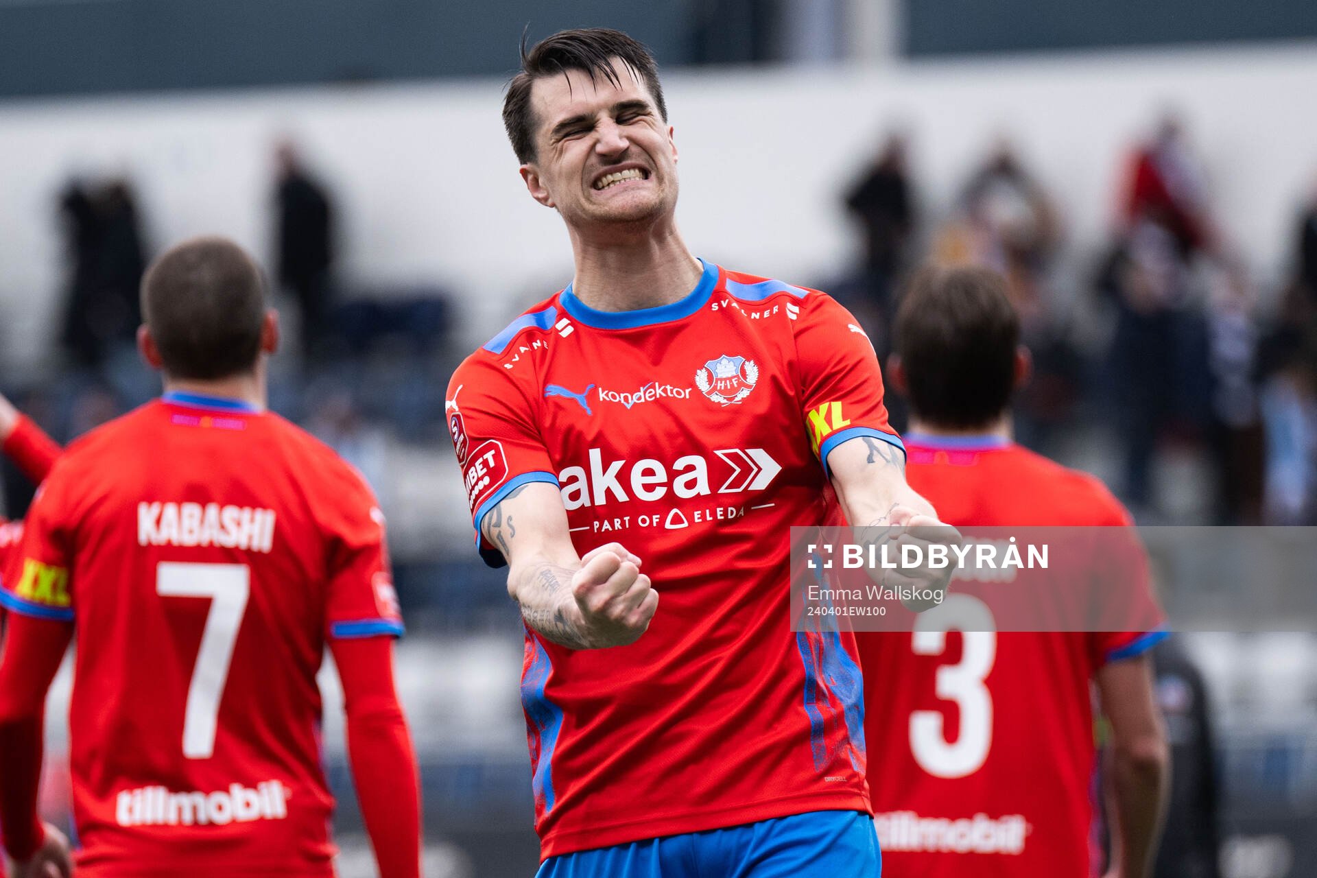 Helsingborgs Jon Birkfeldt jublar