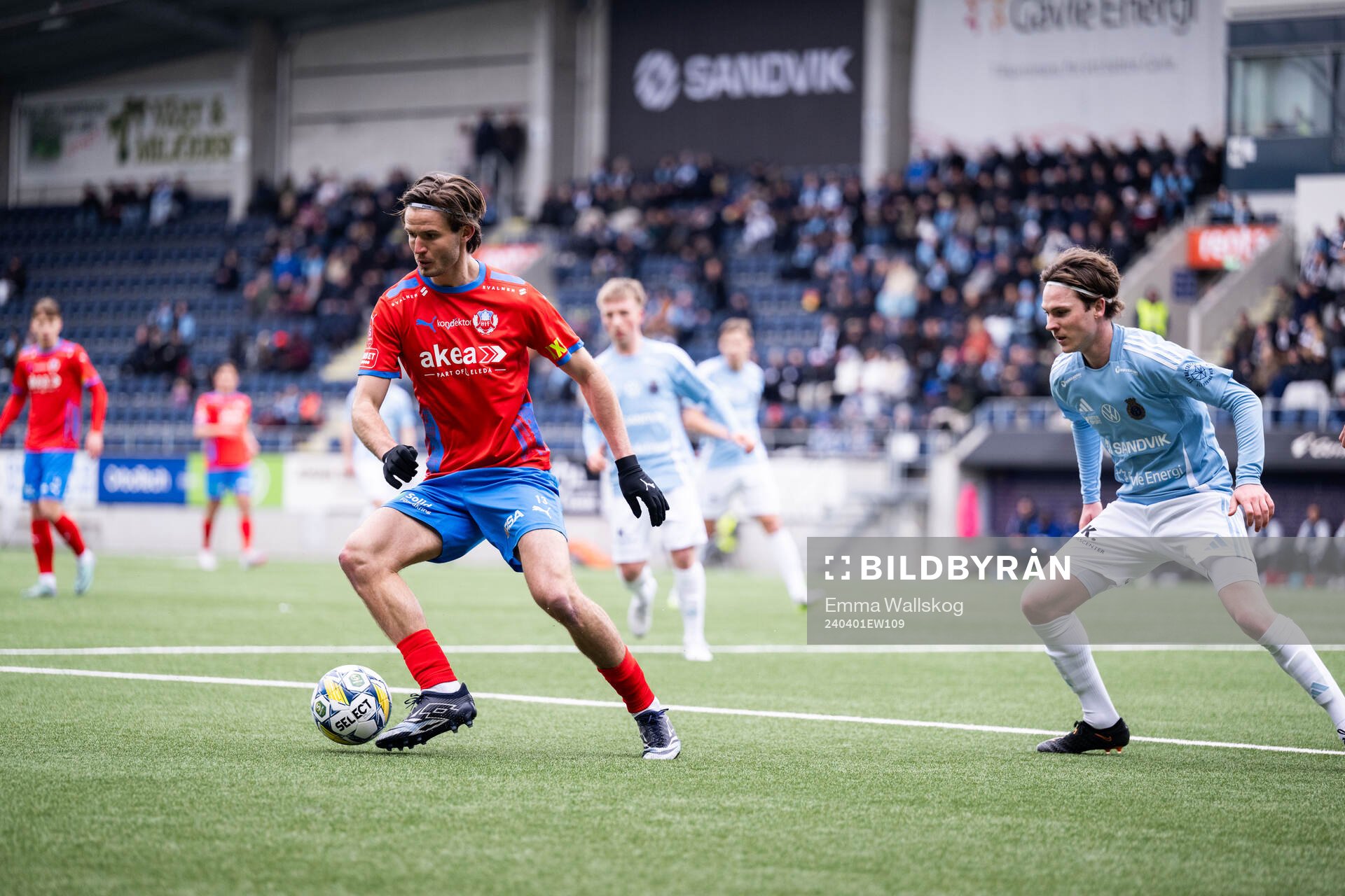 Helsingborgs Wilhelm Loeper och Gefles Sebastian Friman