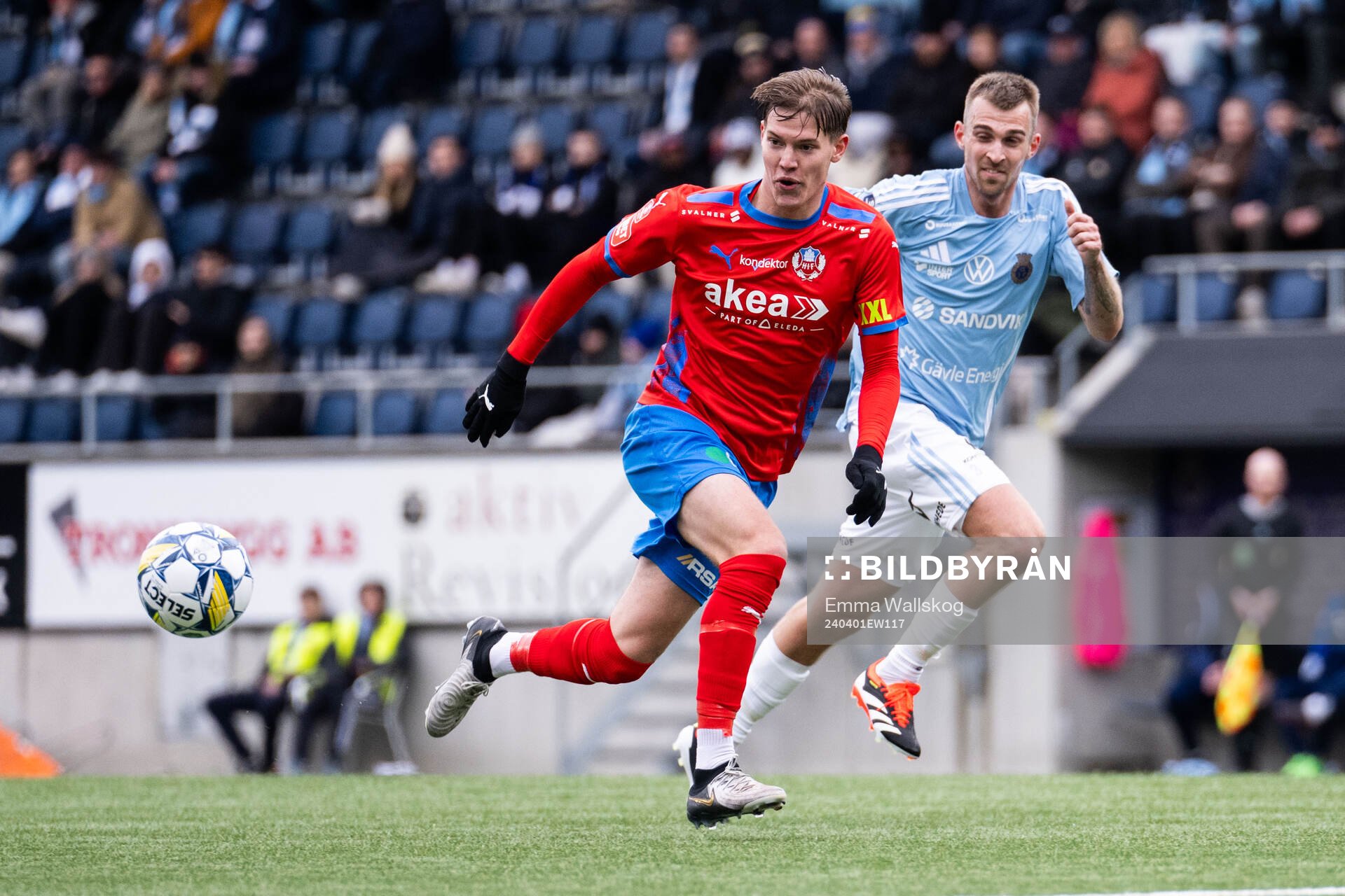 Helsingborgs Taylor Silverholt och Gefles Jesper Merbom