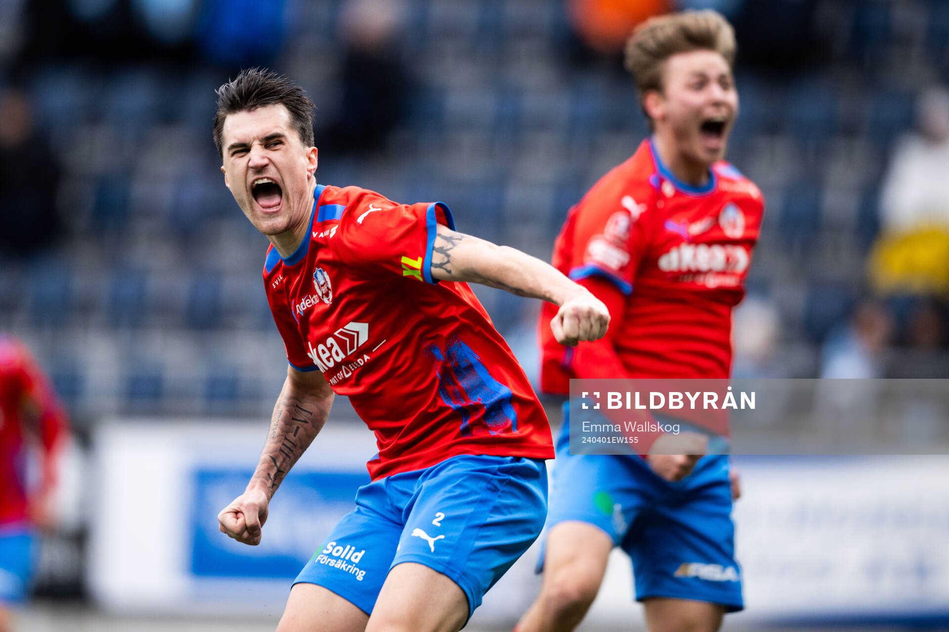 Helsingborgs Jon Birkfeldt jublar