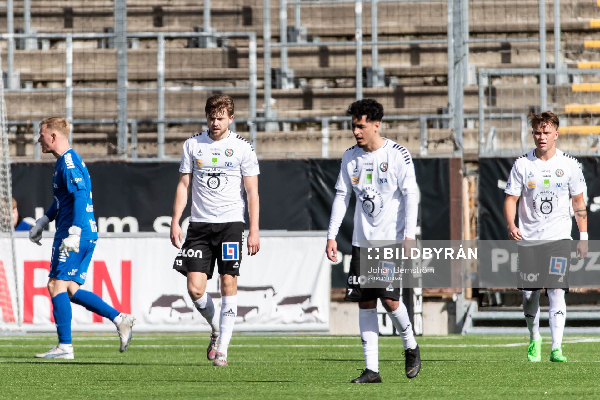 Örebros målvakt Malte Påhlsson, Niclas Bergmark, Elias