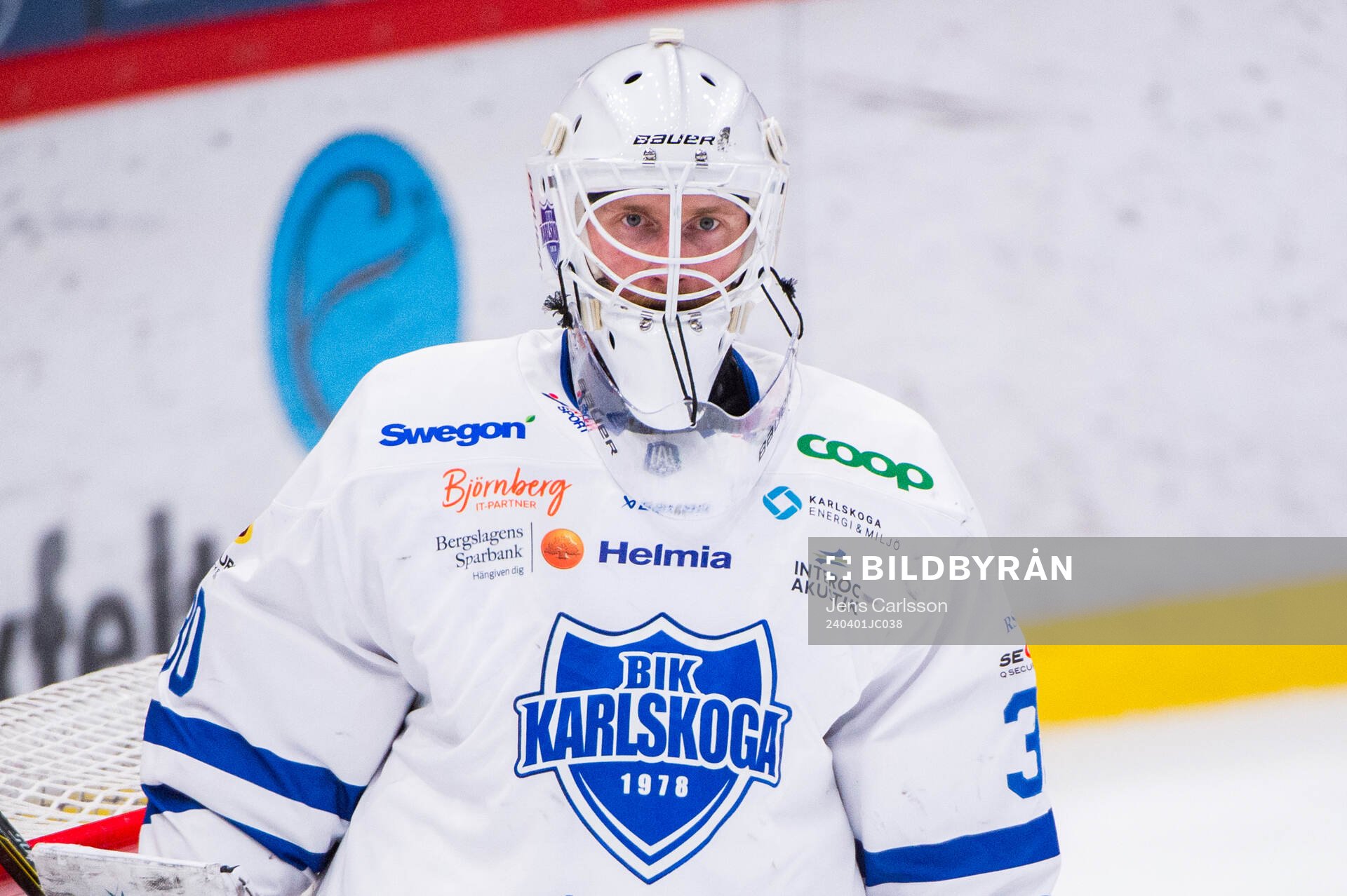 Karlskogas målvakt Victor Brattström