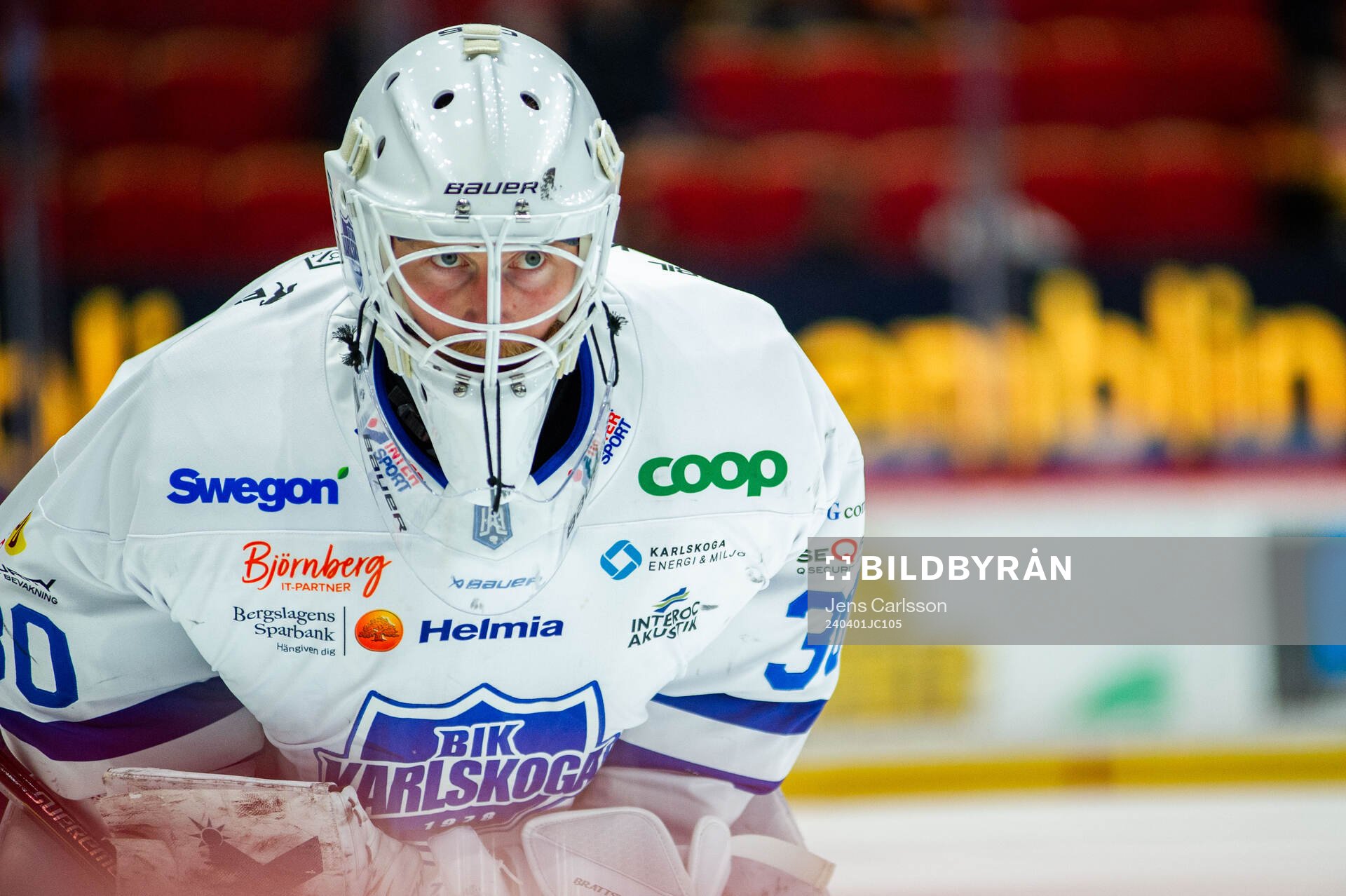 Karlskogas målvakt Victor Brattström