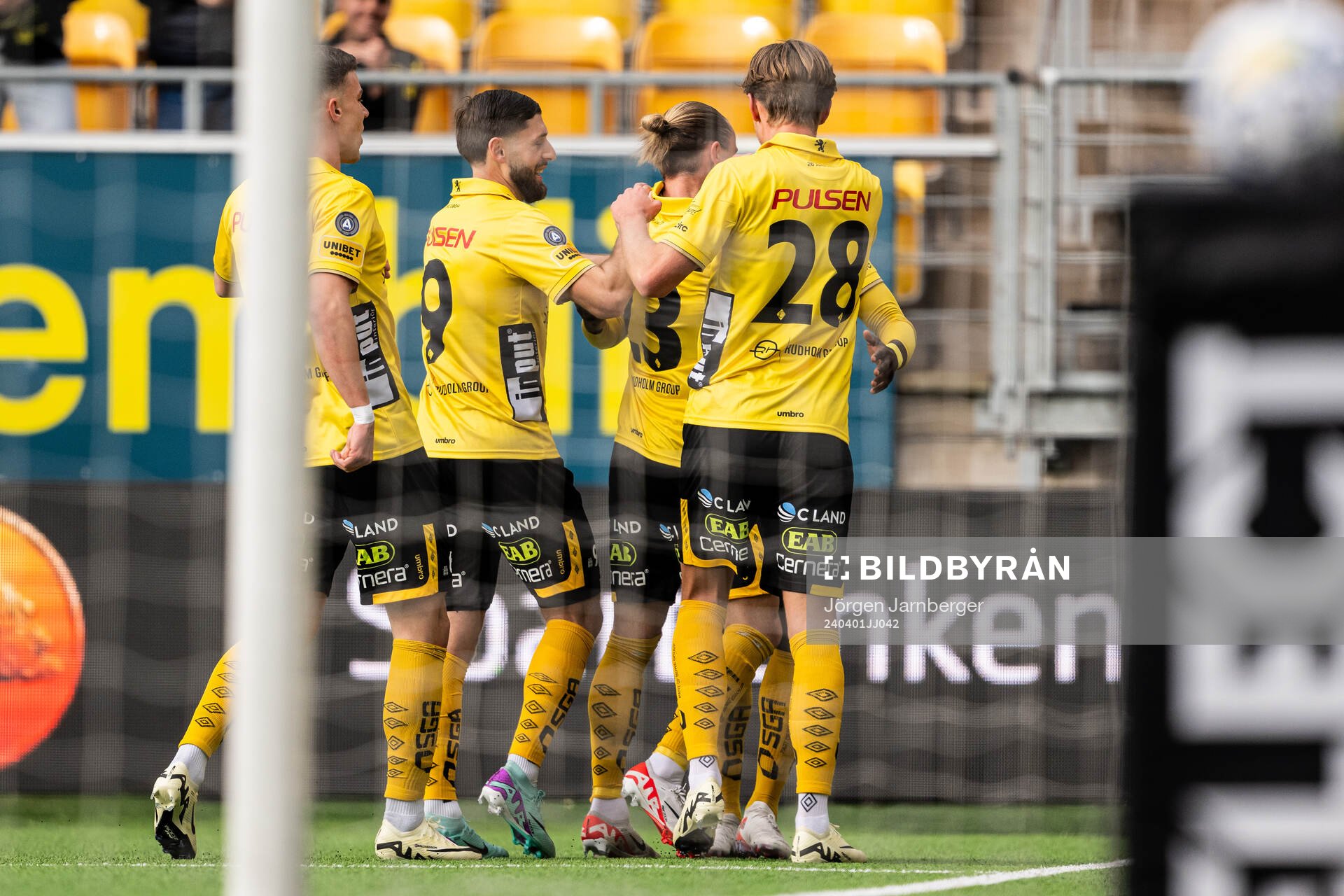 Elfsborgs spelare jublar