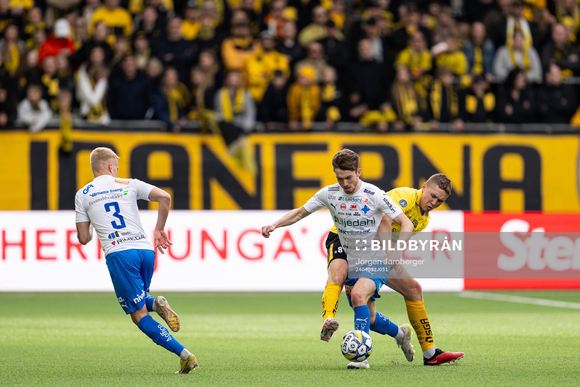 Värnamos Carl Johansson och Elfsborgs Sebastian Holmen