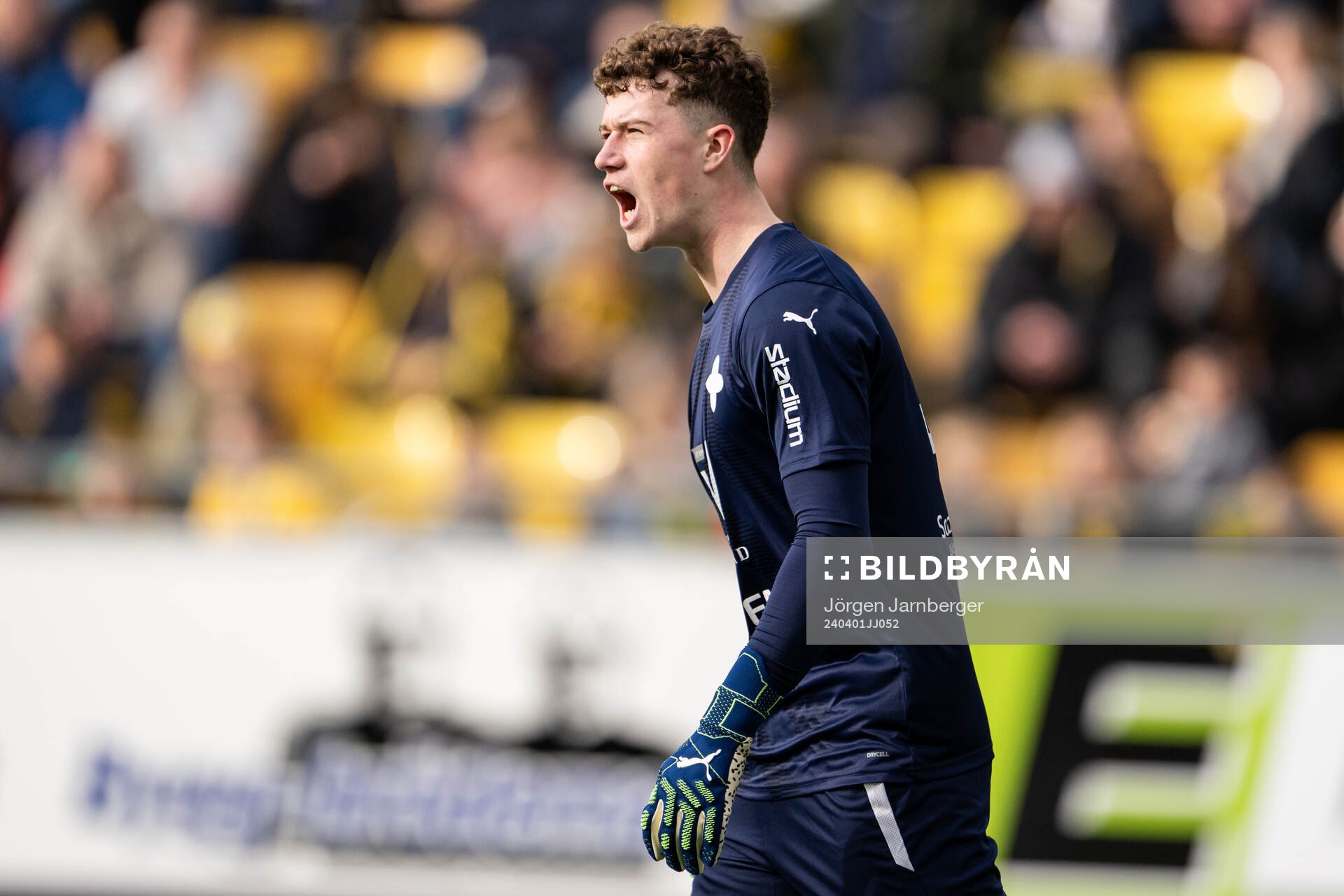 Värnamos målvakt Viktor Andersson