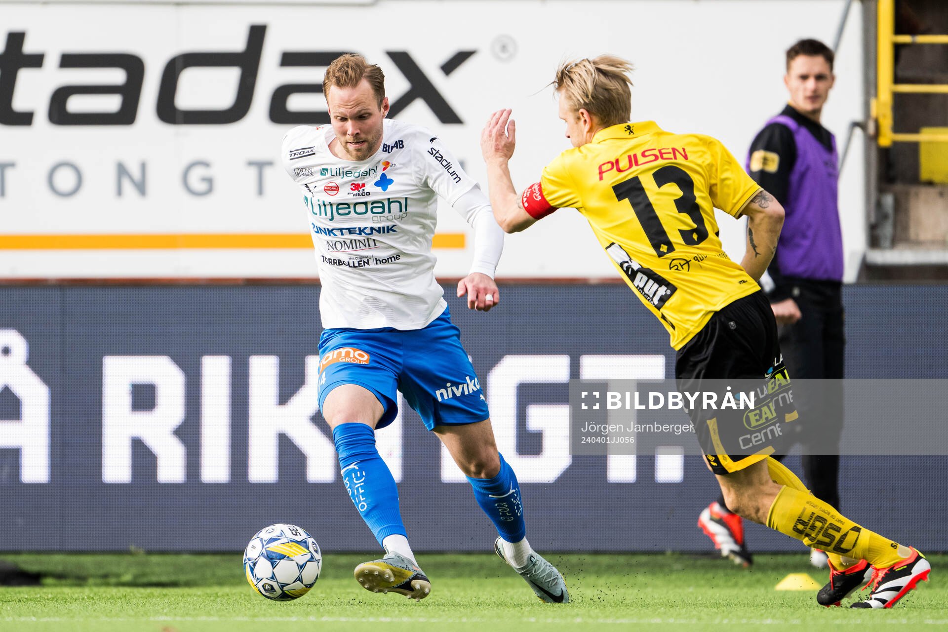 Värnamos Gustav Engvall och Elfsborgs Johan Larsson