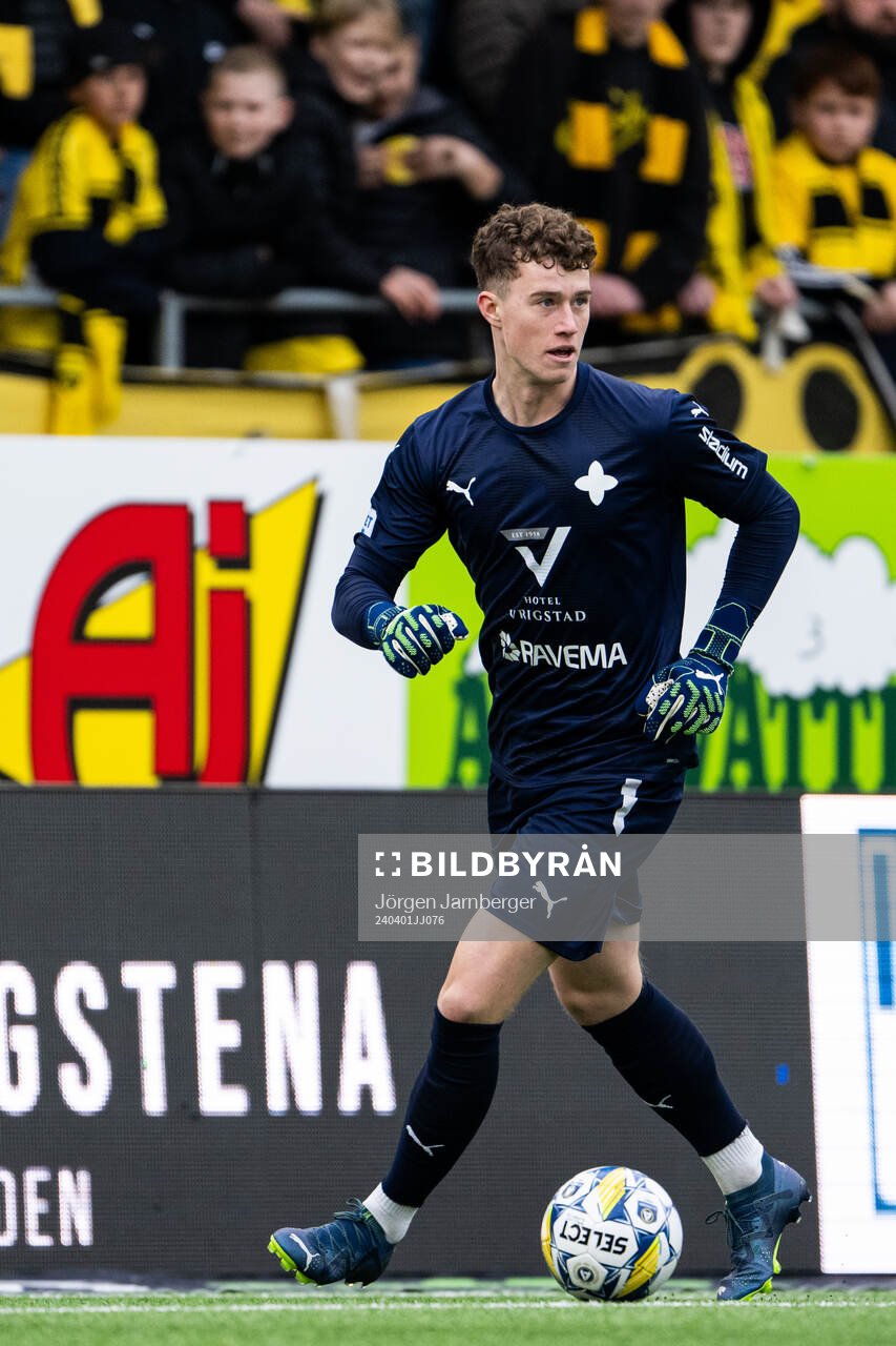 Värnamos målvakt Viktor Andersson