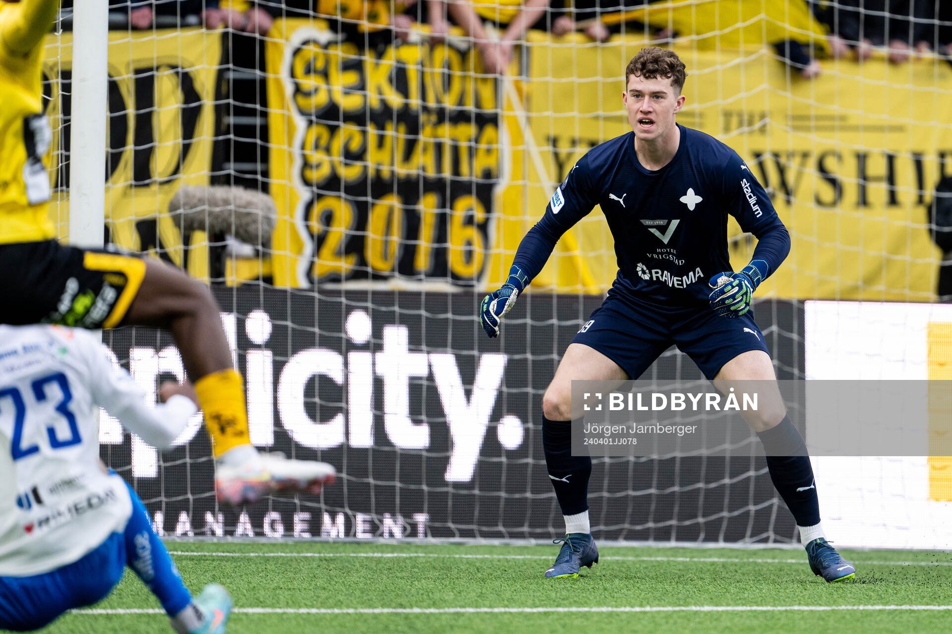 Värnamos målvakt Viktor Andersson