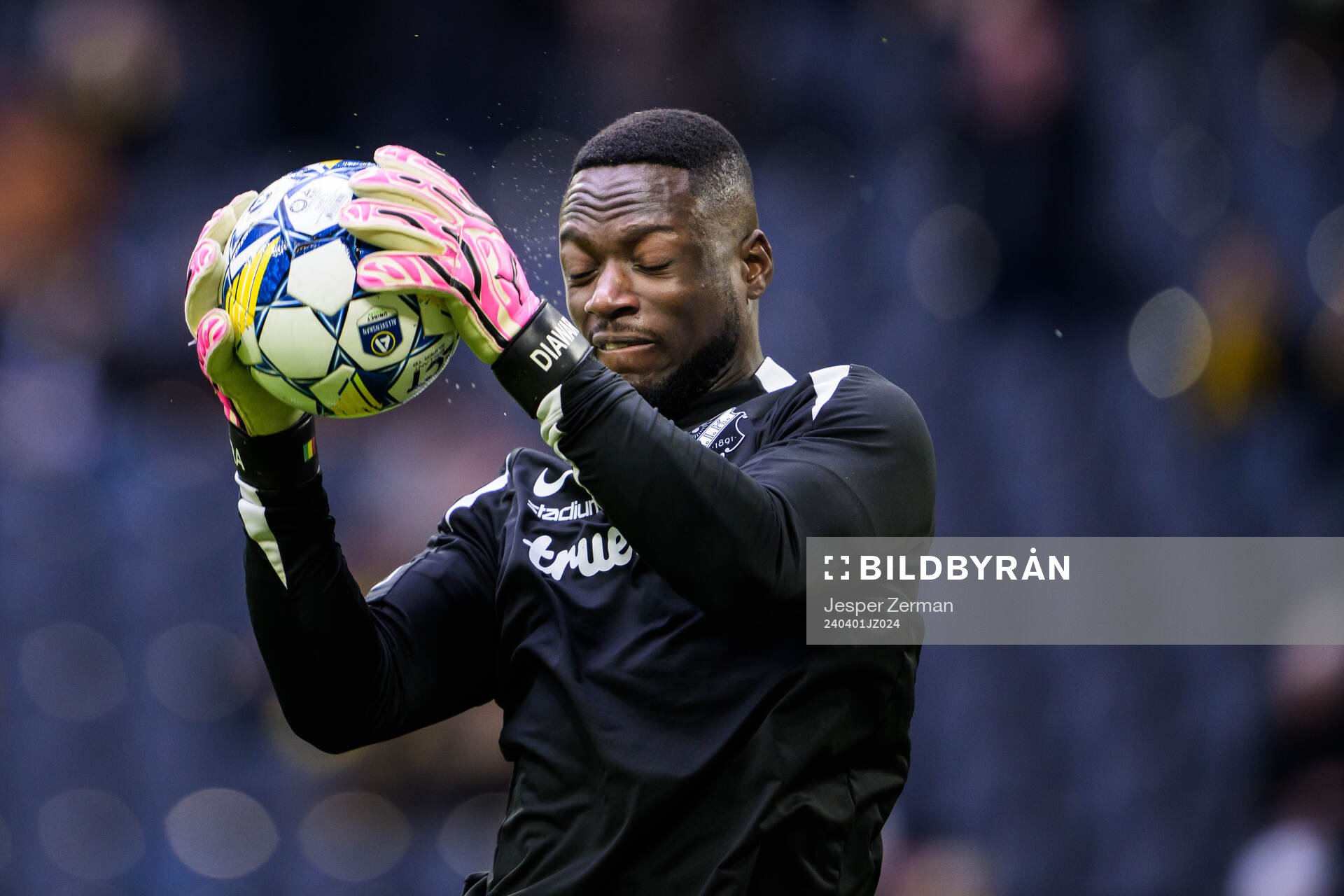 AIKs målvakt Ismael Diawara