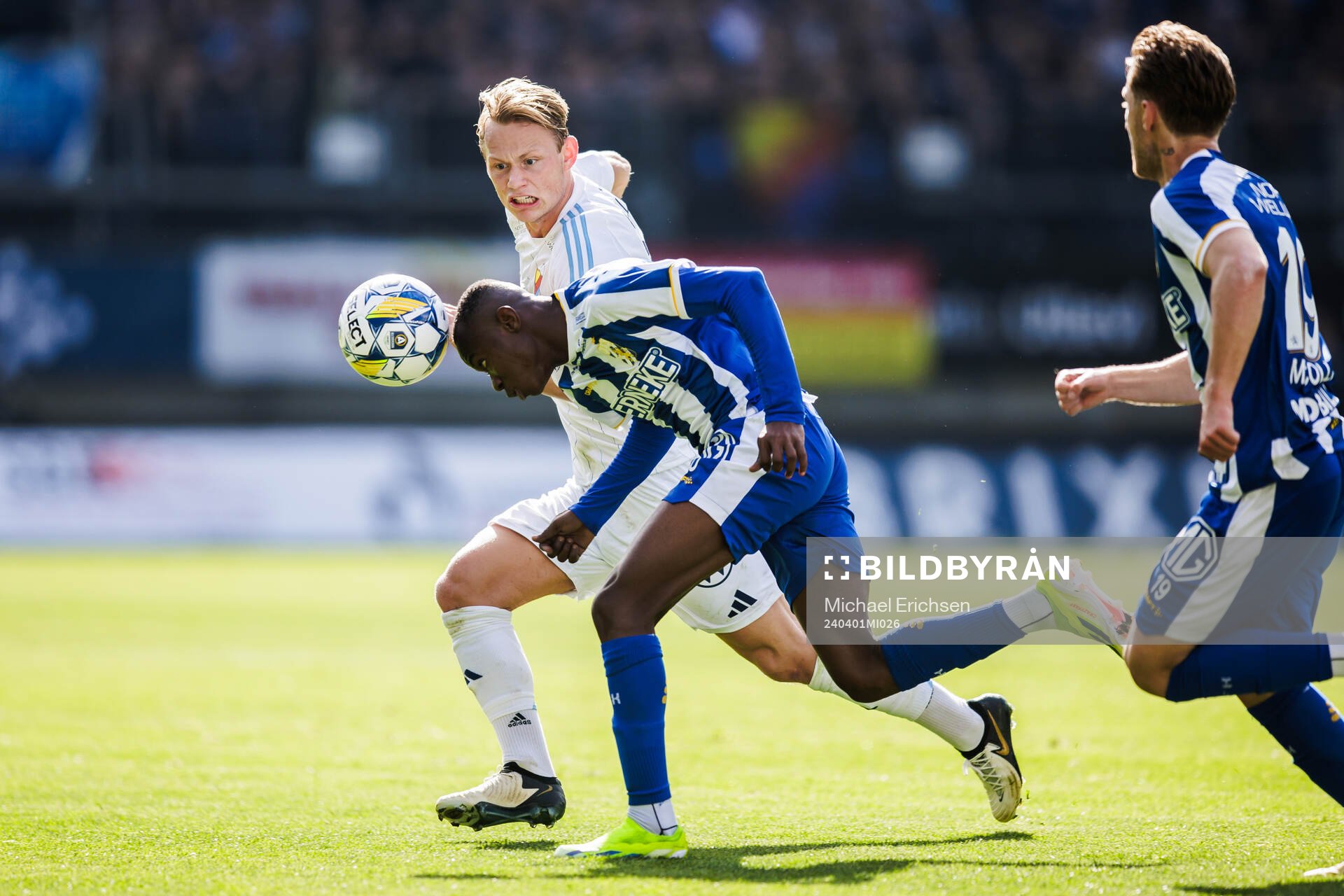 Djurgårdens Tobias Gulliksen och IFK Göteborgs Malick