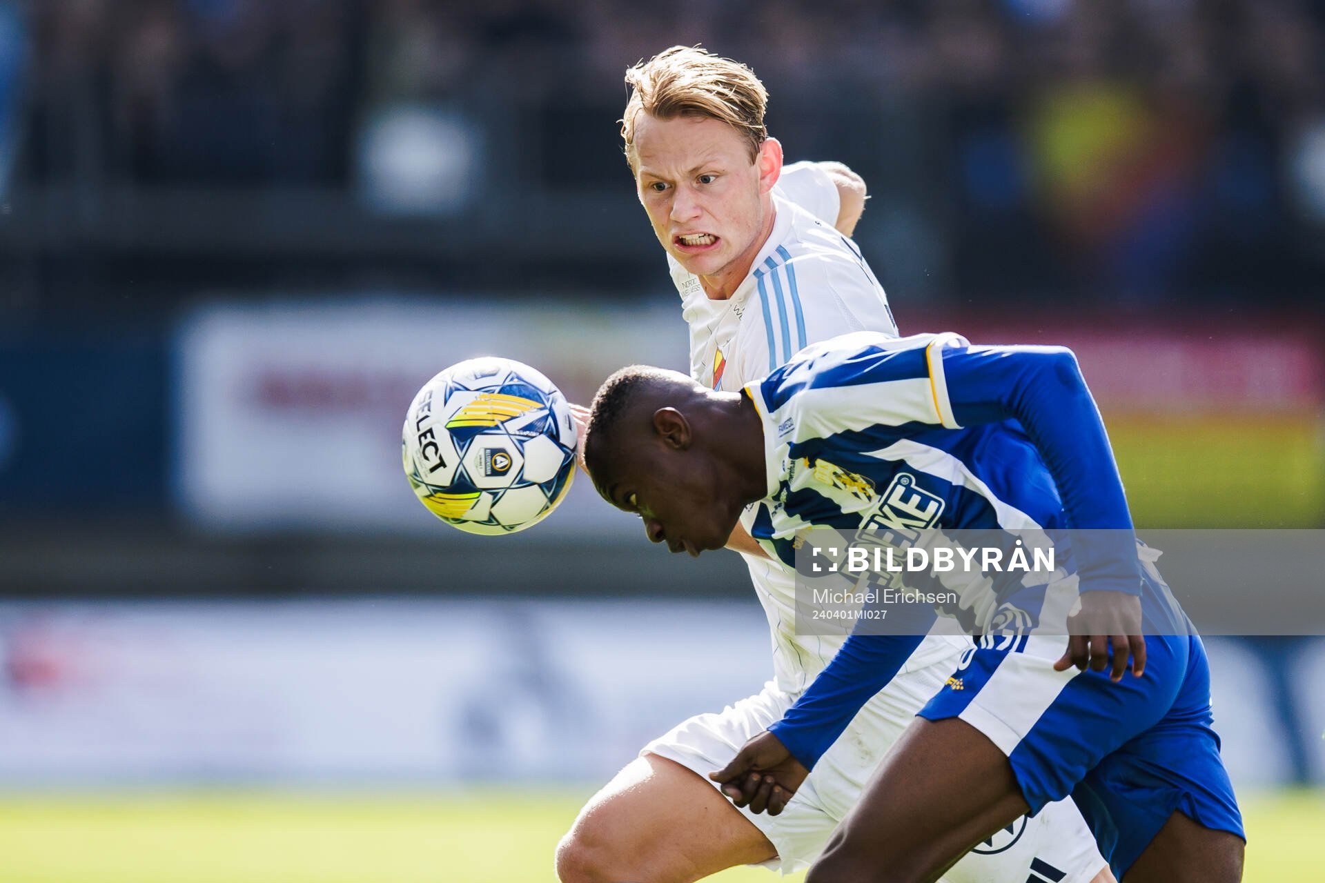 Djurgårdens Tobias Gulliksen och IFK Göteborgs Malick