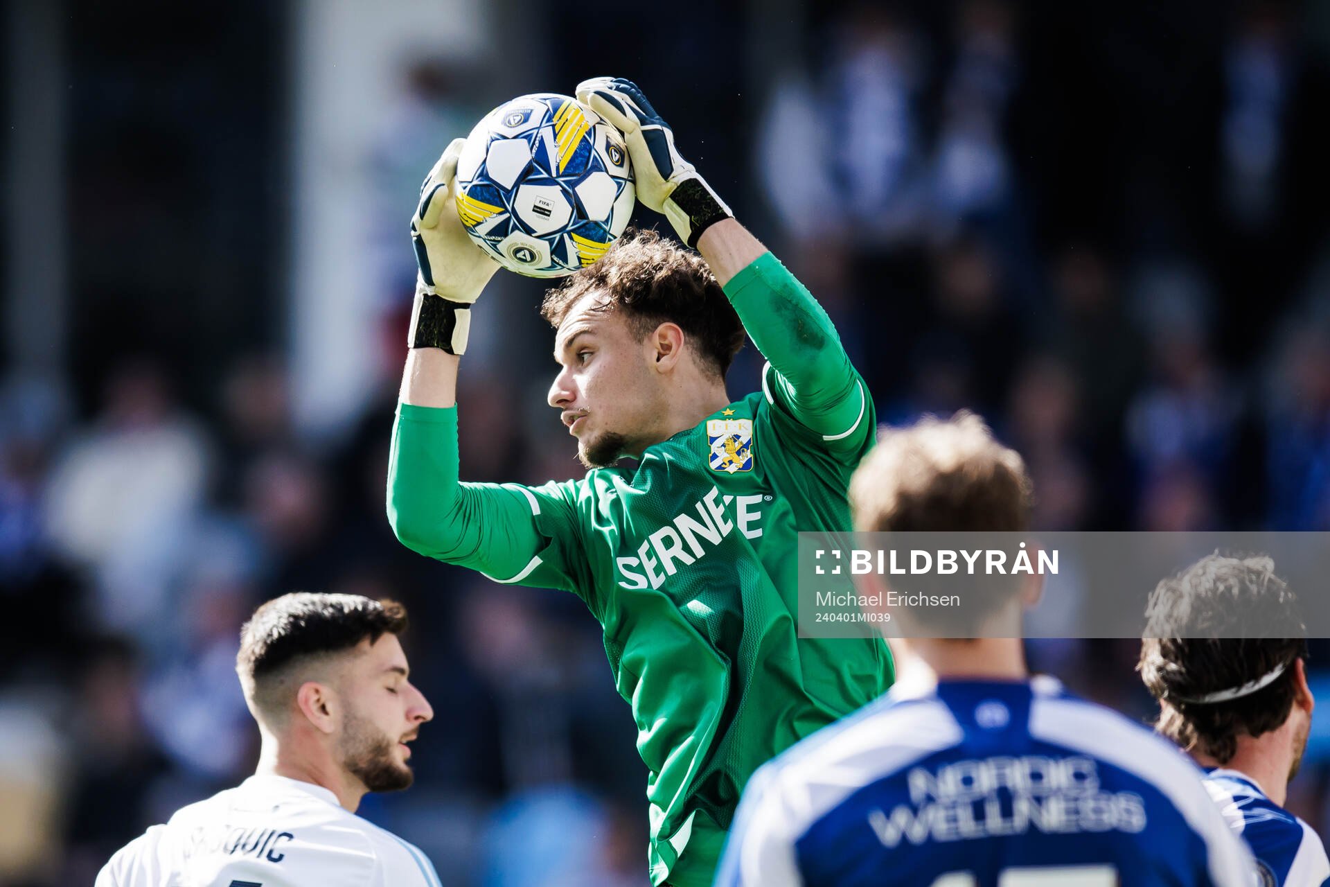 IFK Göteborgs målvakt Elis Bishesari