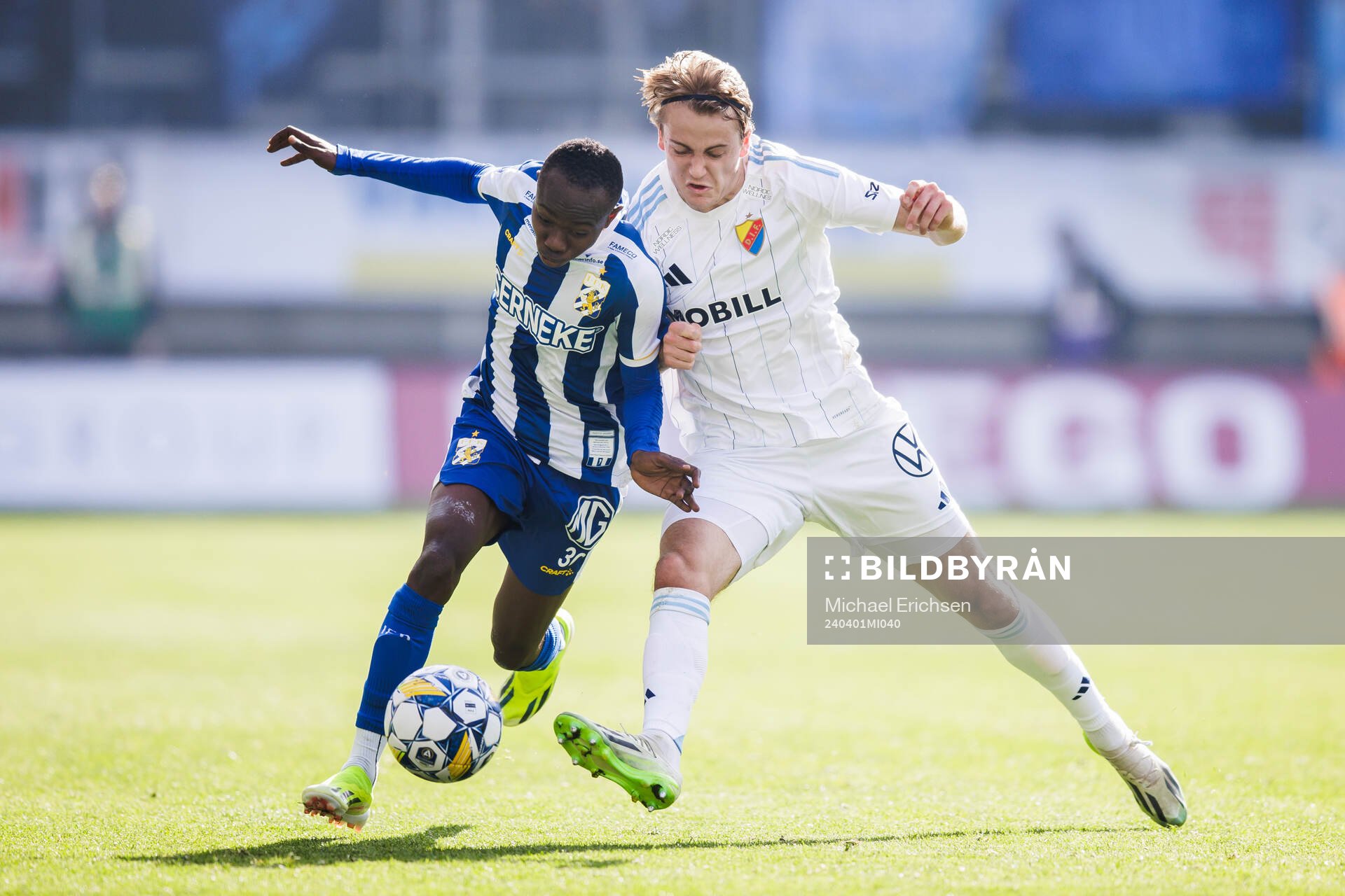 IFK Göteborgs Malick Junior Yalcouye och Djurgårdens