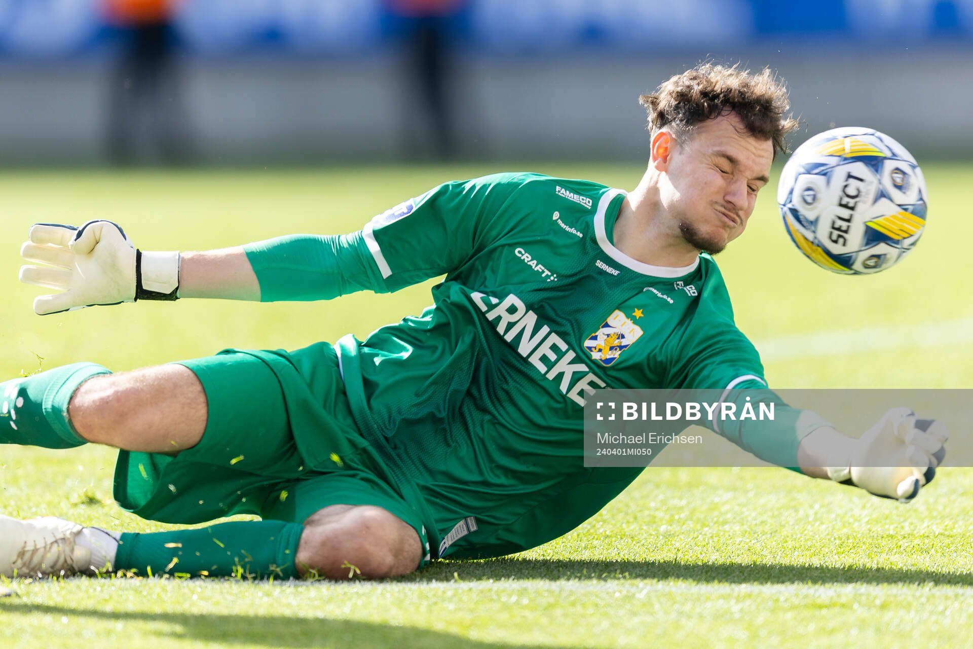 IFK Göteborgs målvakt Elis Bishesari