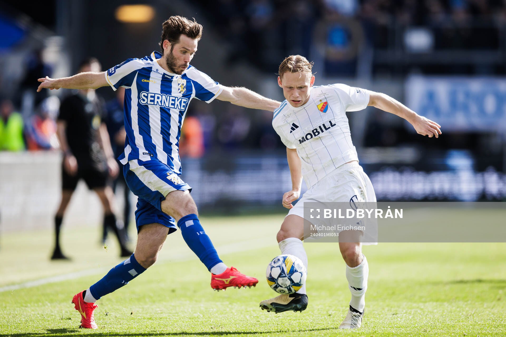 IFK Göteborgs Emil Salomonsson och Djurgårdens Tobias