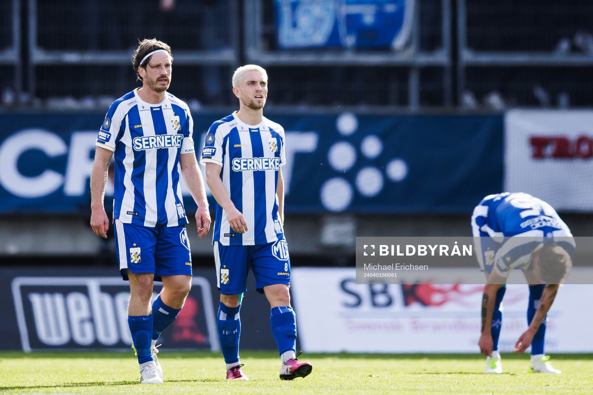 IFK Göteborgs Gustav Svensson och Andreas Pyndt deppar