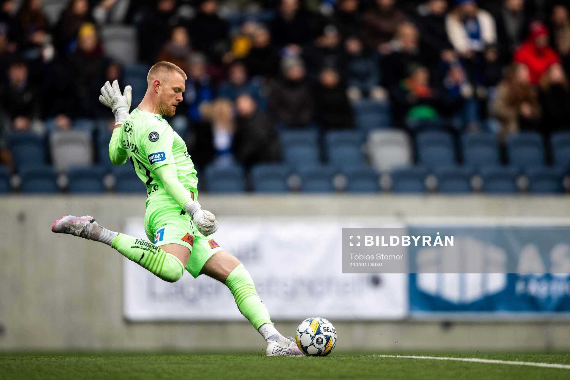 Halmstads målvakt Tim Erlandsson
