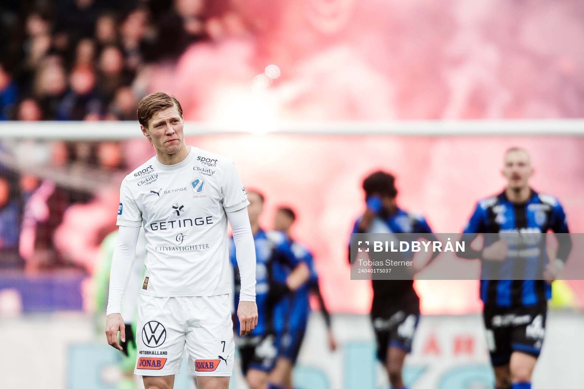 Halmstads Birnir Ingason deppar