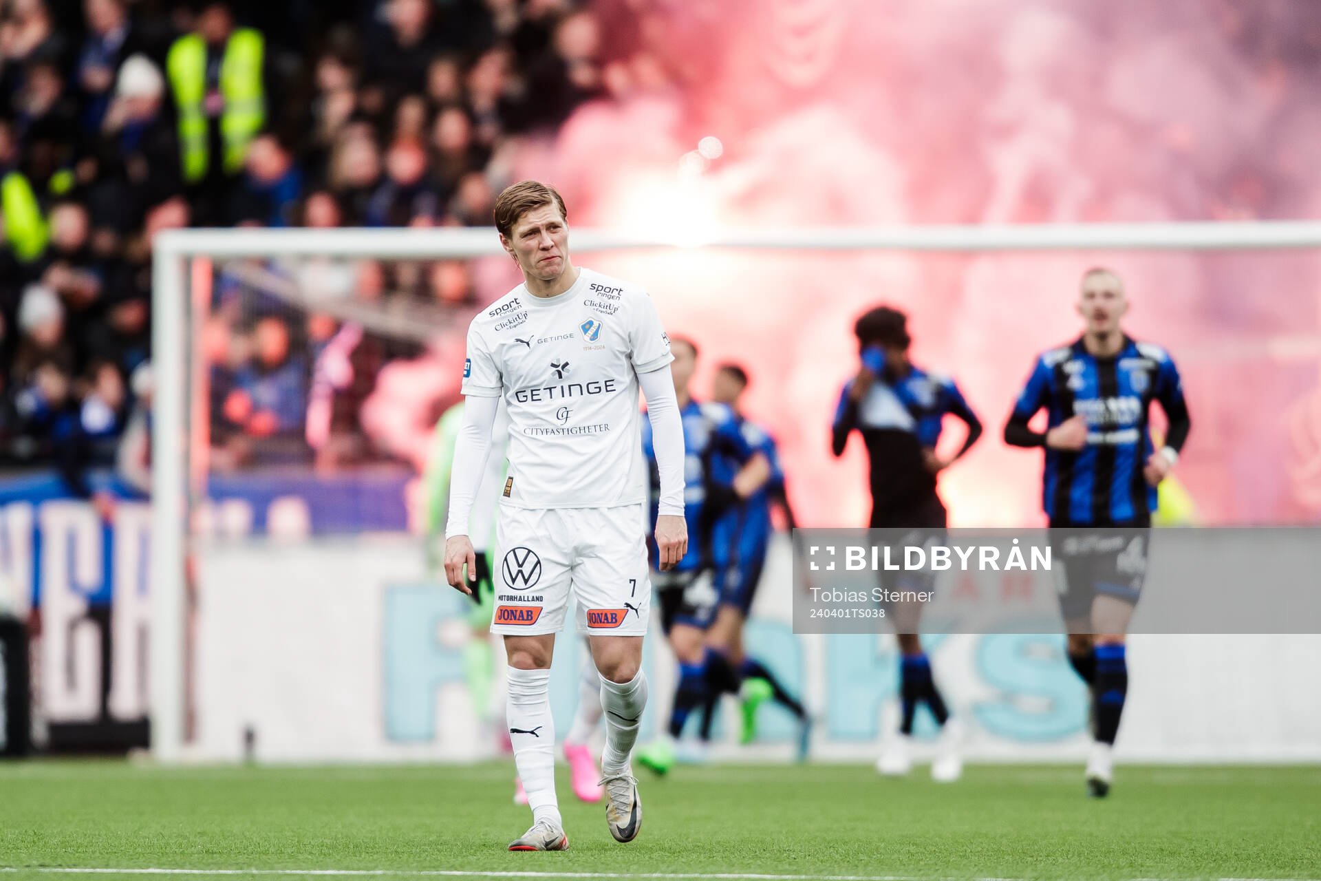 Halmstads Birnir Ingason deppar