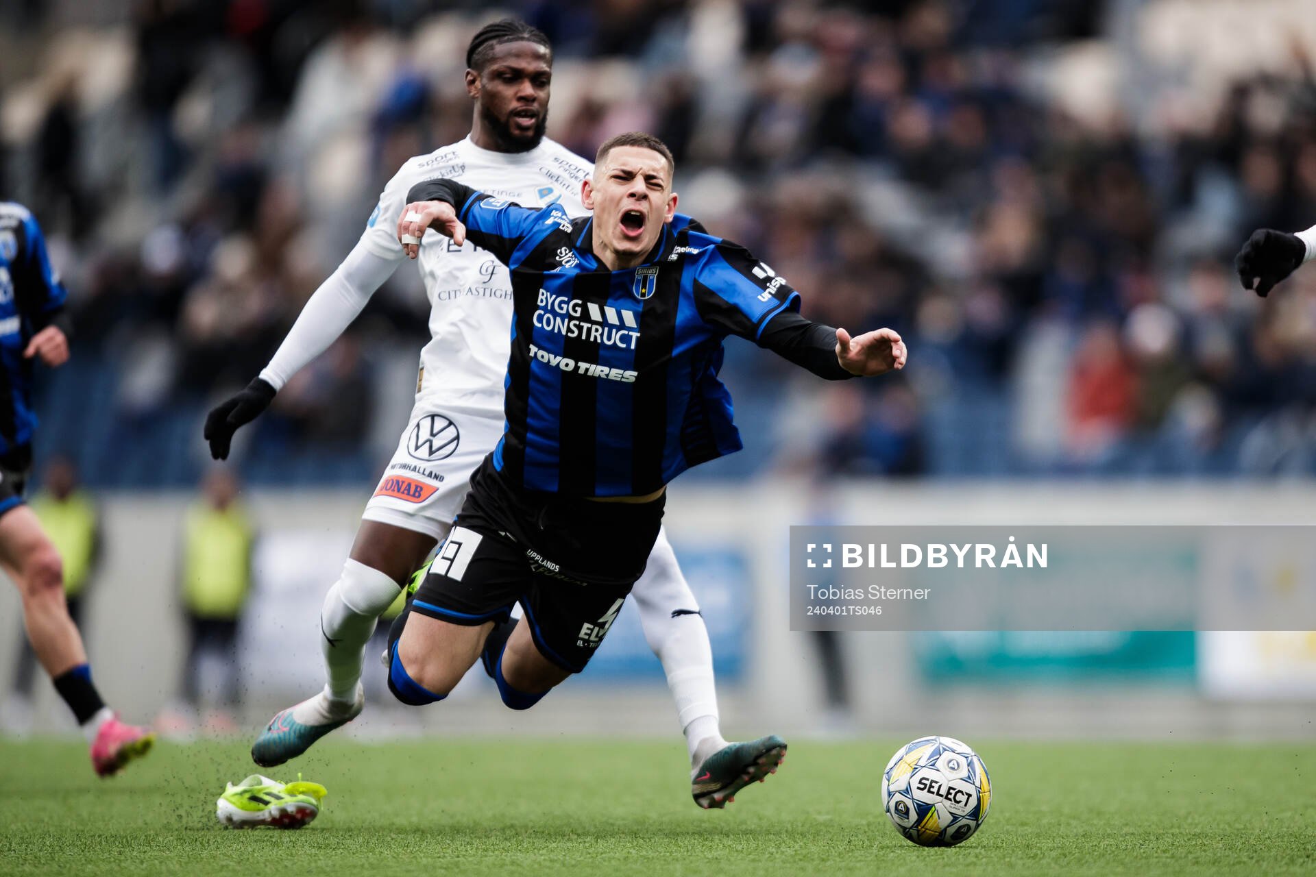 Halmstads Joseph Baffoe och Sirius Yousef Salech