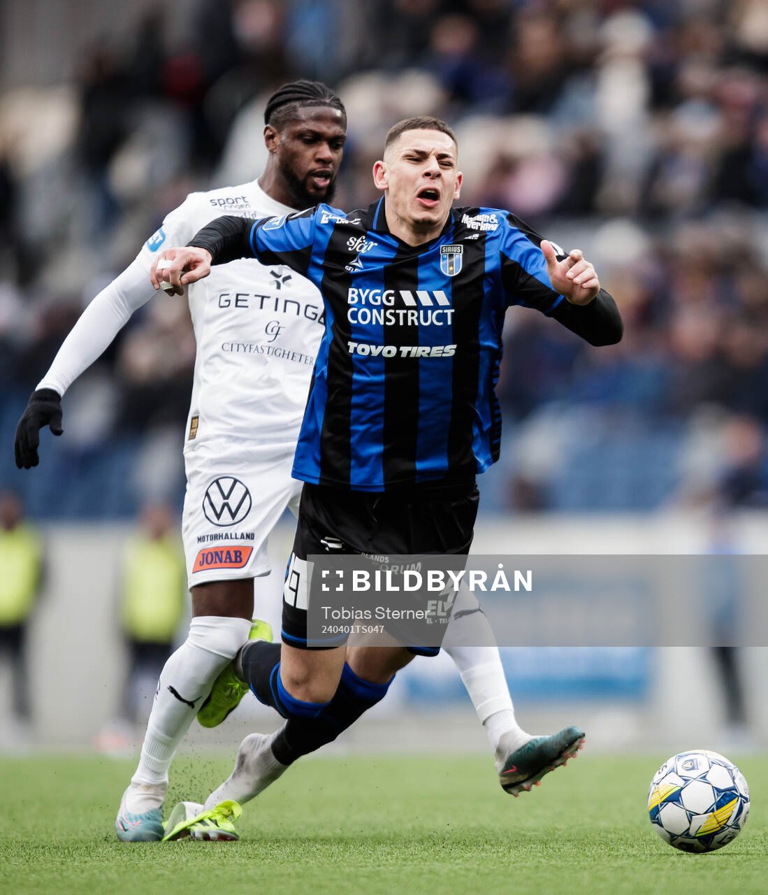 Halmstads Joseph Baffoe och Sirius Yousef Salech