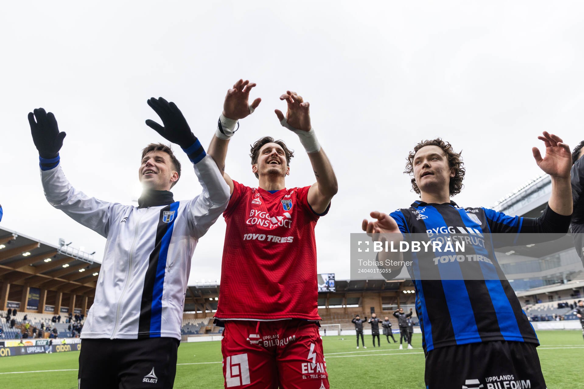 Sirius målvakt David Mitov Nilsson jublar