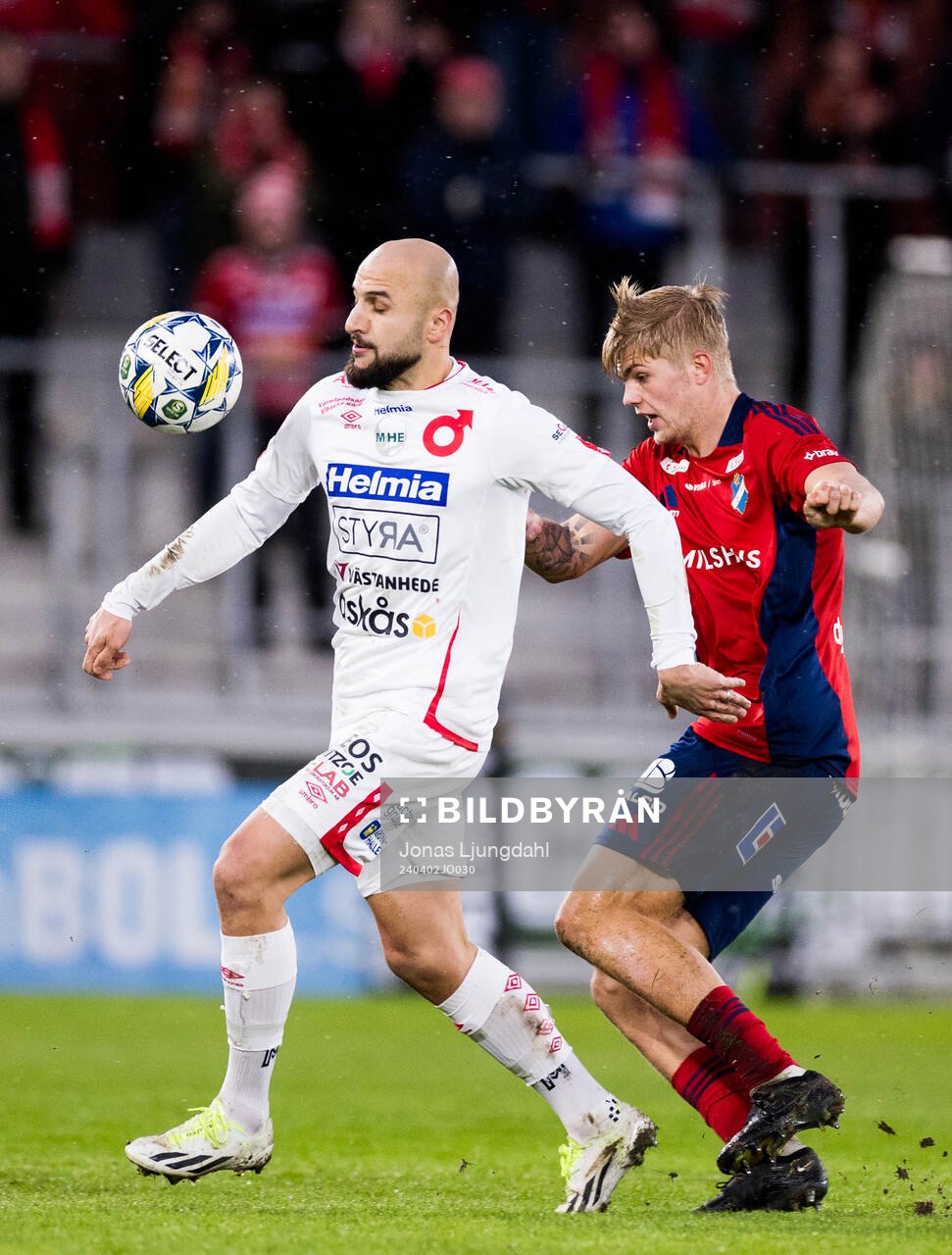 Degerfors Pashang Abdulla och Östers Mattis Adolfsson