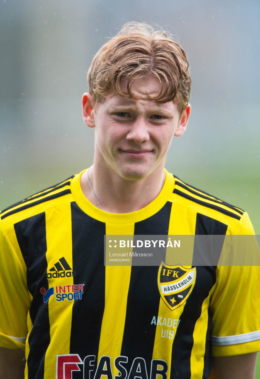 Fabian Arvidsson,  IFK Hässleholm, A-lag och U19-lag, i Hässleholm 2 april 2024.