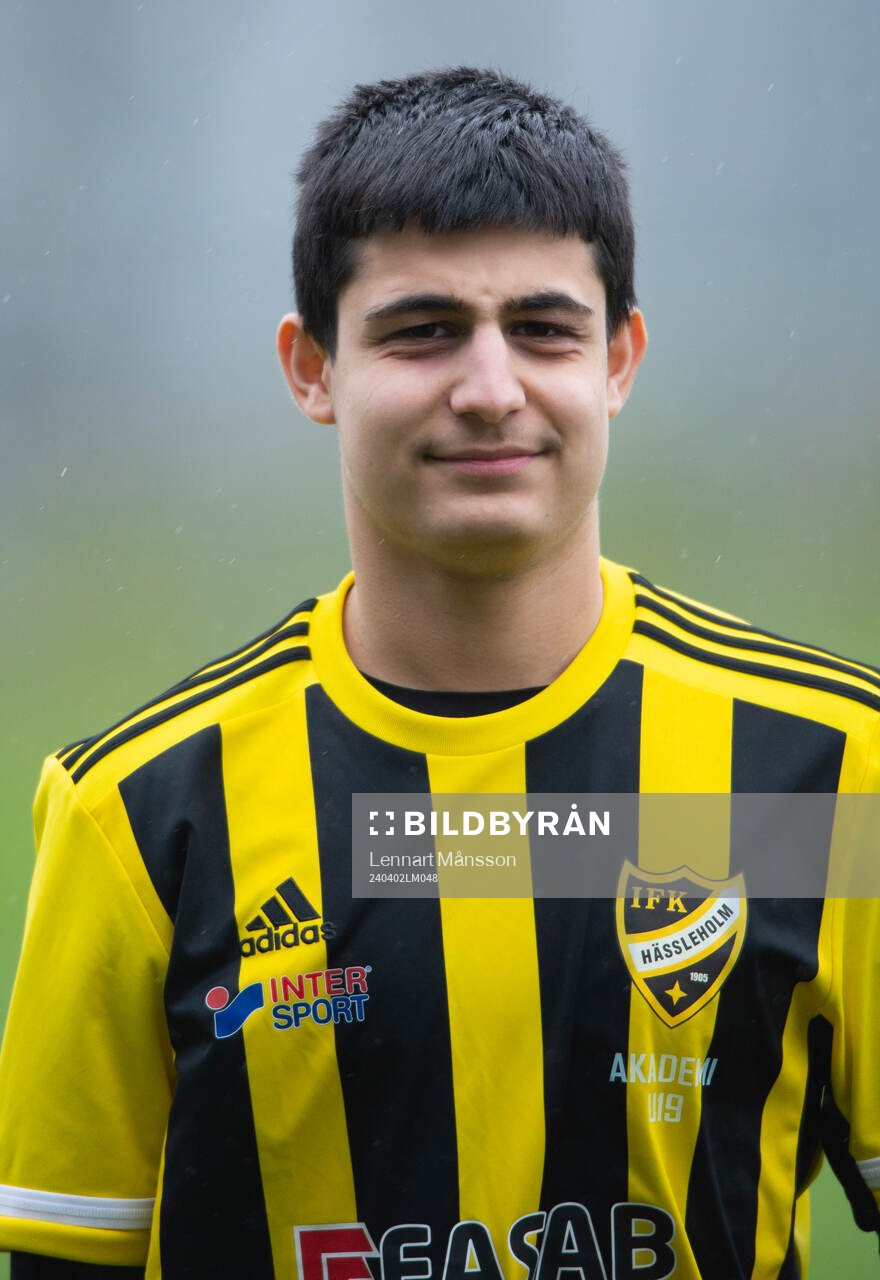 Miran Filiz, IFK Hässleholm, A-lag och U19-lag, i Hässleholm 2 april 2024.
