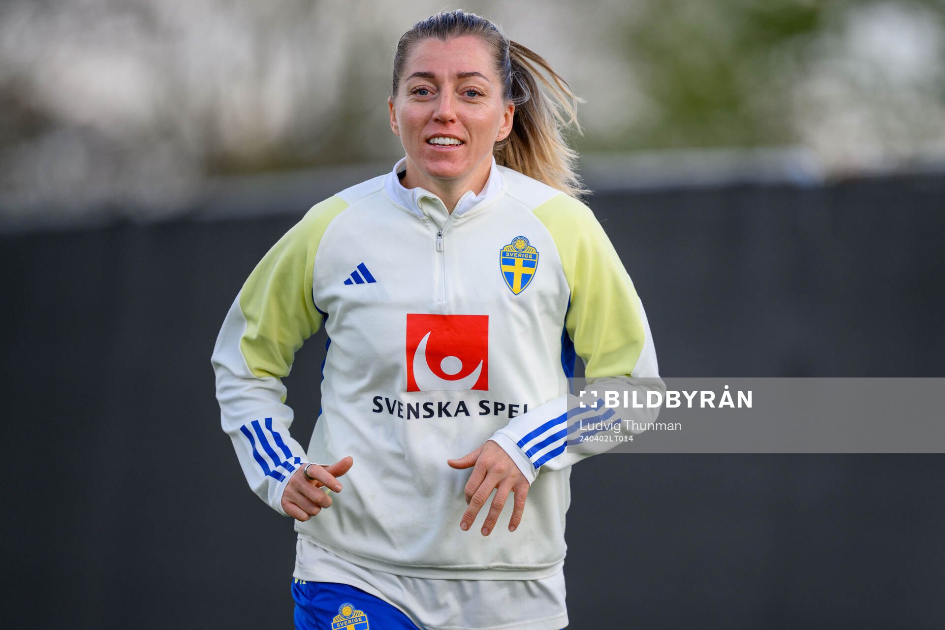 Linda Sembrant of Sweden of the Swedish women's national