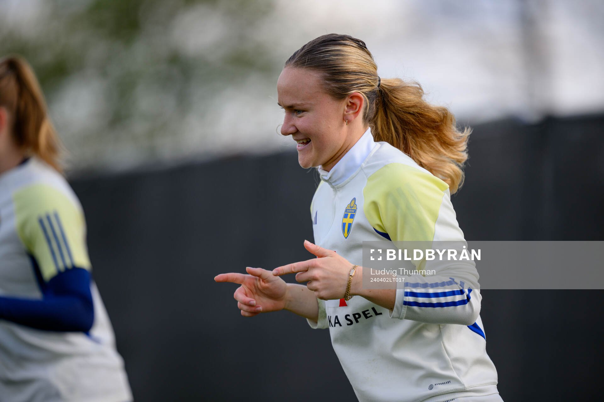 Matilda Vinberg of Sweden of the Swedish women's national