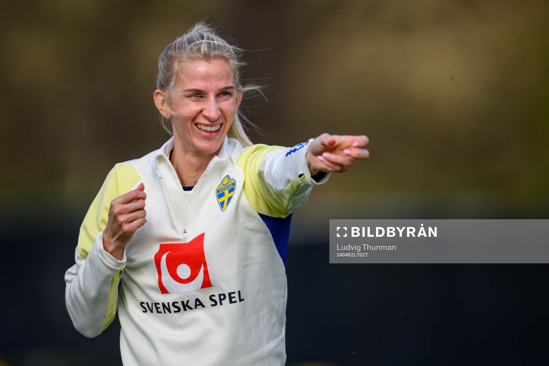 Sofia Jakobsson of Sweden of the Swedish women's national